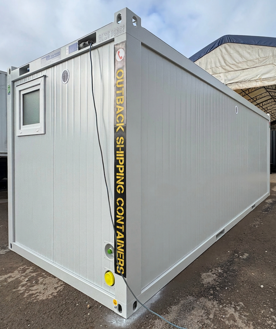 Toilet Block — 5 WC / 5 Basins / 4 Urinals — 20 x 8 ft NEW Portable — Grey — No 797 — product gallery image 13 of 19