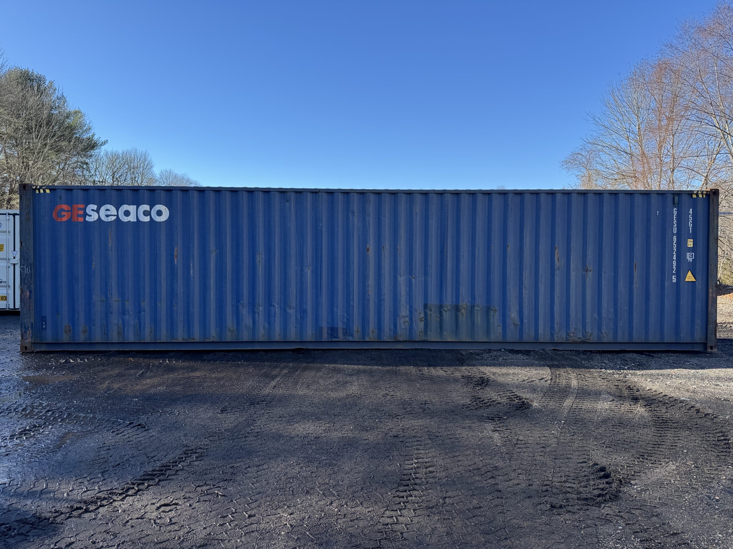 40ft Used High Cube Shipping Container – Wind & Watertight – Blue — 40ft — used (image 8 of 12)