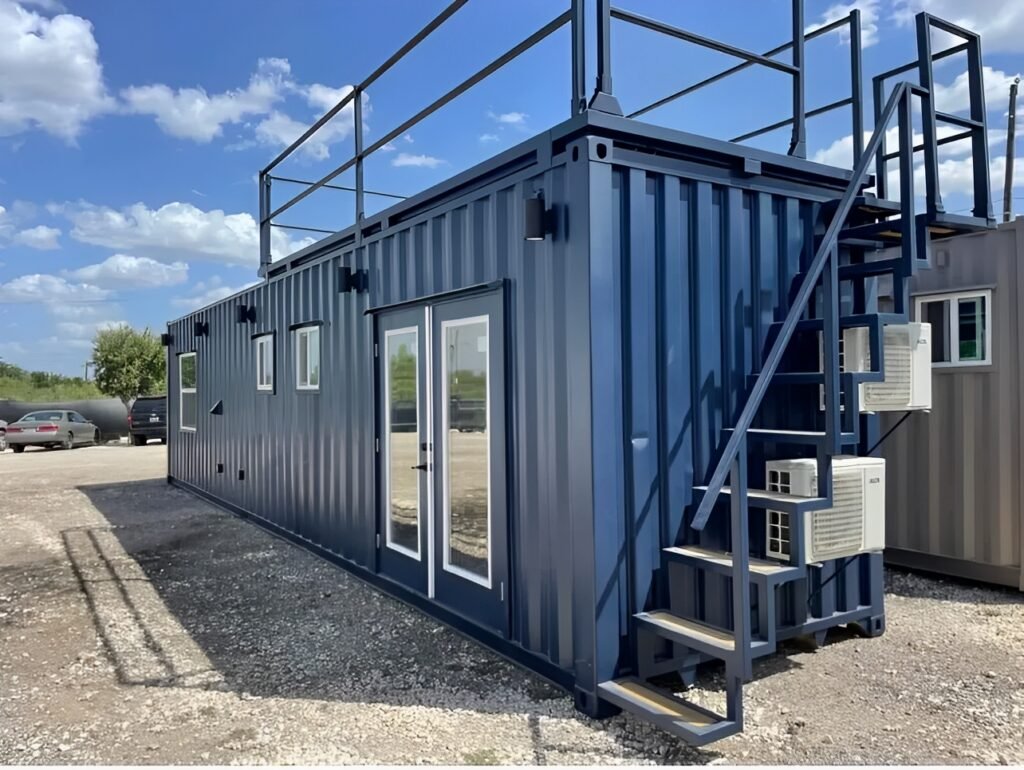 Customized 40ft Shipping Container Made into Luxurious 1 Bedroom for Sale — Front Exterior View Customized 40ft Shipping Container Made into Luxurious 1 Bedroom — 40ft — new (image 1 of 4)