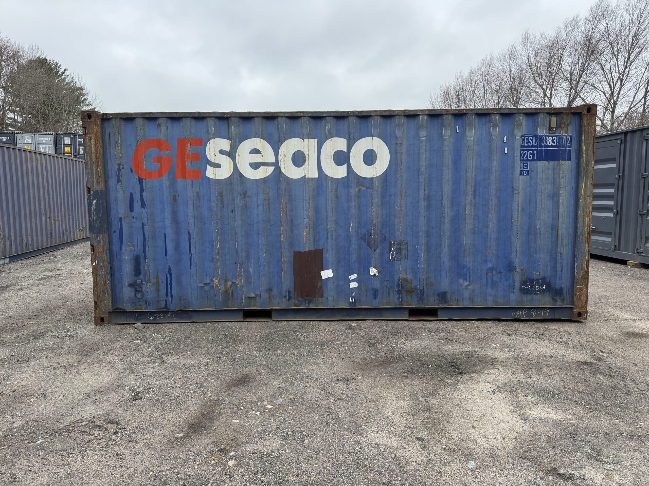 20ft Used Shipping Container – Wind & Watertight – Blue — 20ft — used (image 7 of 12)