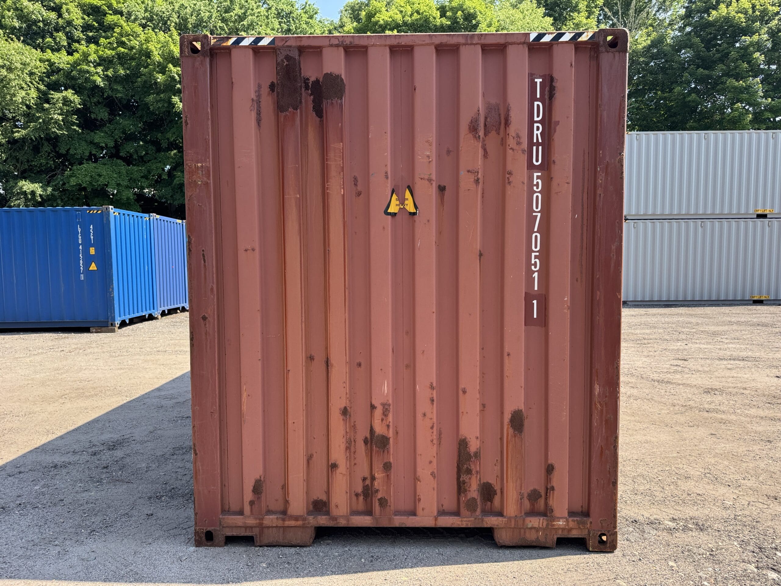 40ft Used High Cube Shipping Container – Wind & Watertight – Red — 40ft — used (image 10 of 12)