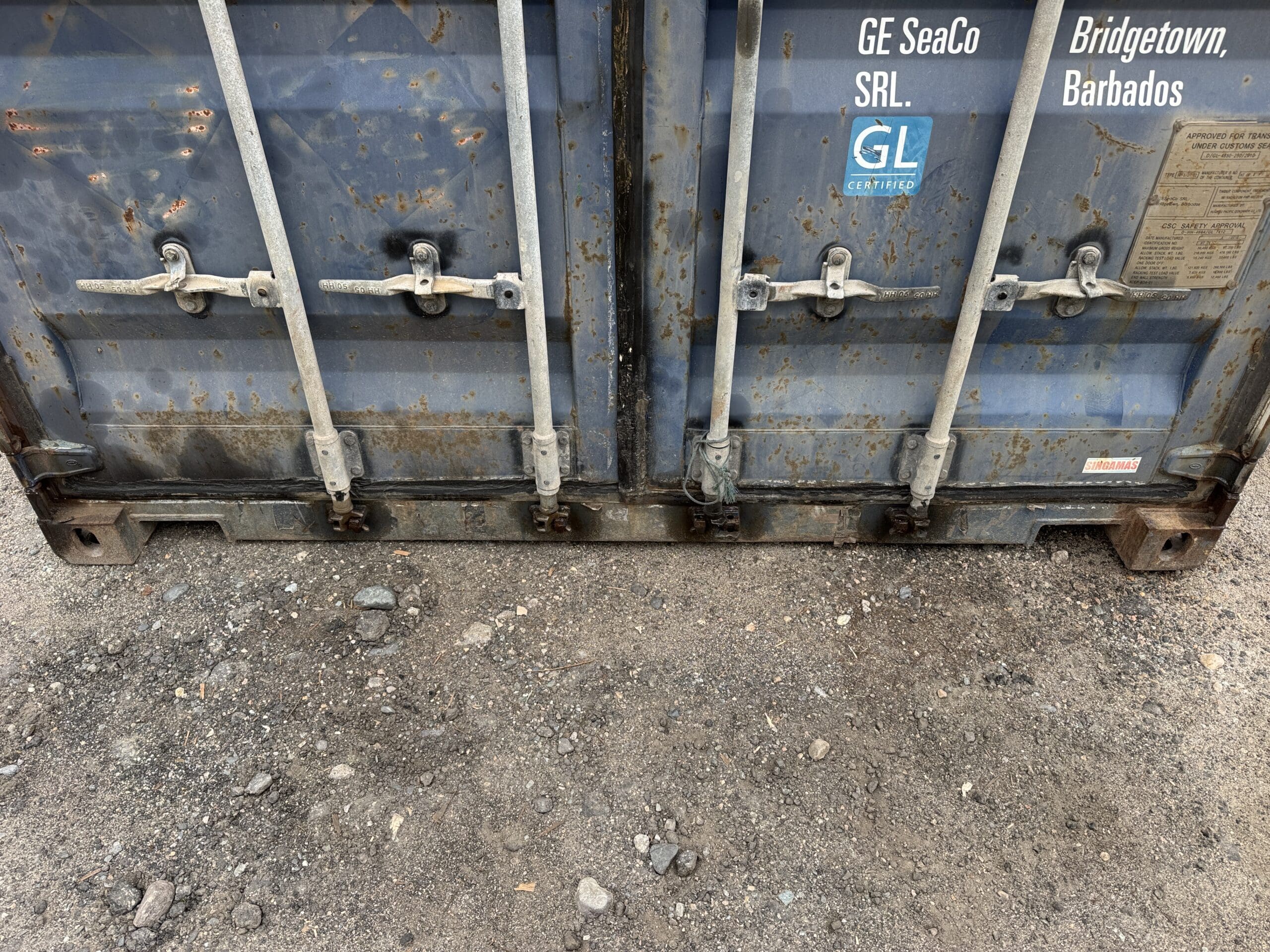 20ft Used Shipping Container – Wind & Watertight – Blue — 20ft — used (image 5 of 12)