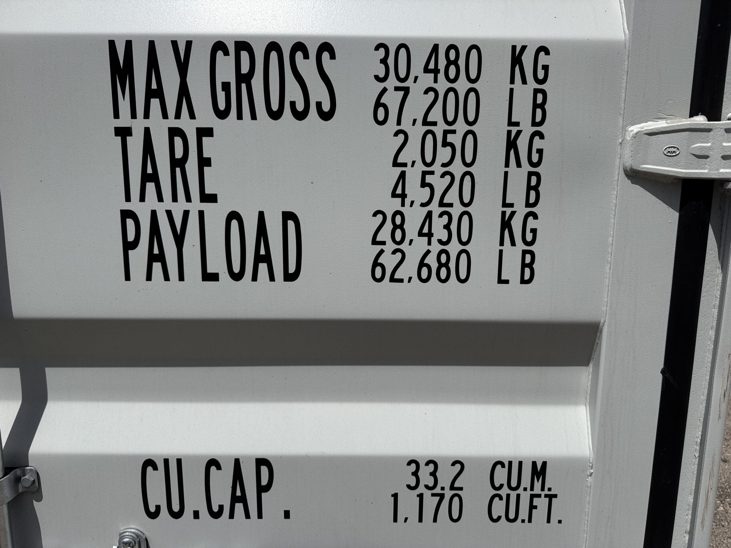 20ft New Shipping Container – Wind & Watertight – Gray — 20ft — new (image 4 of 12)