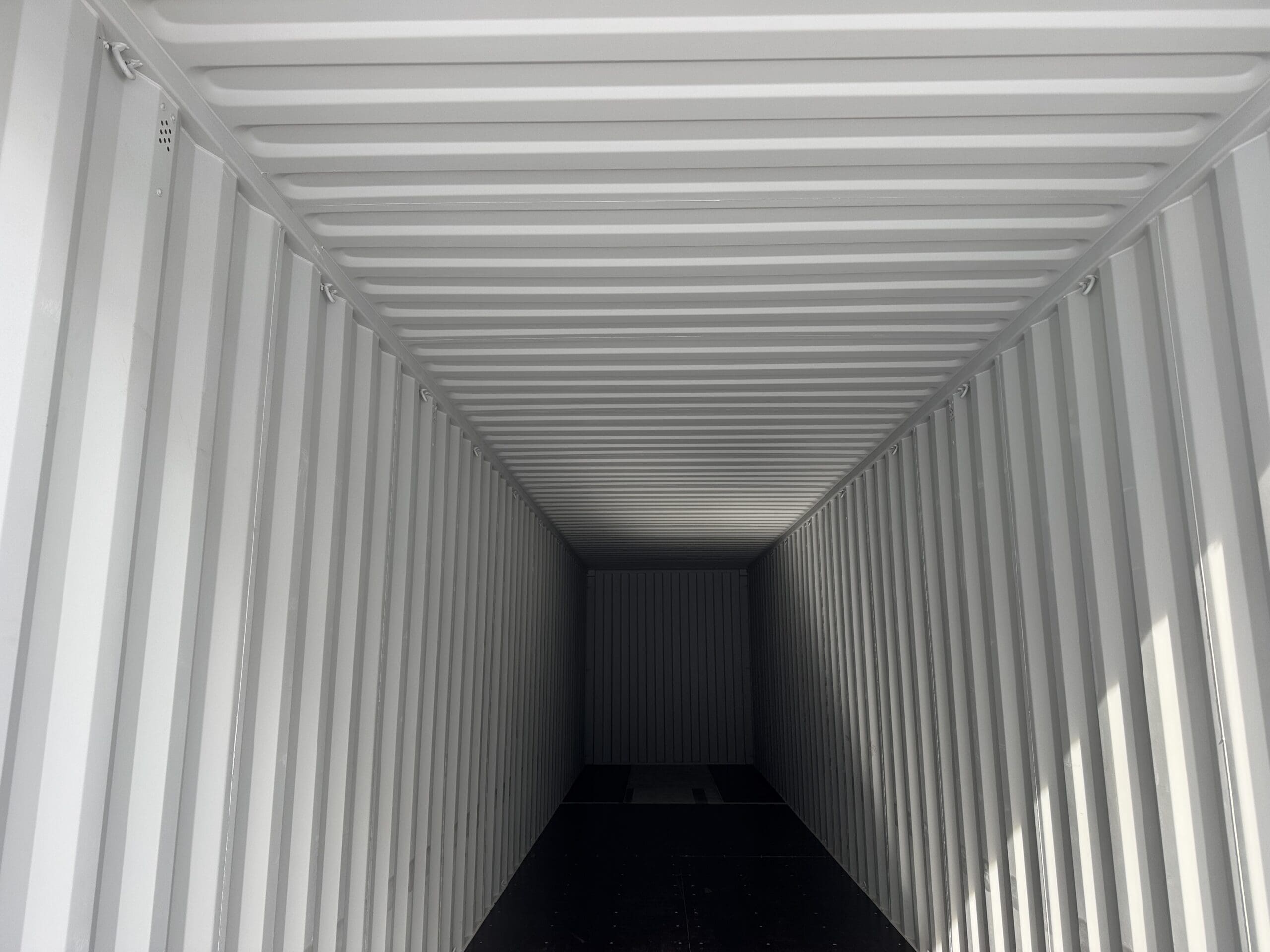 40ft New High Cube Shipping Container – Wind & Watertight – Gray — 40ft — new (image 10 of 12)