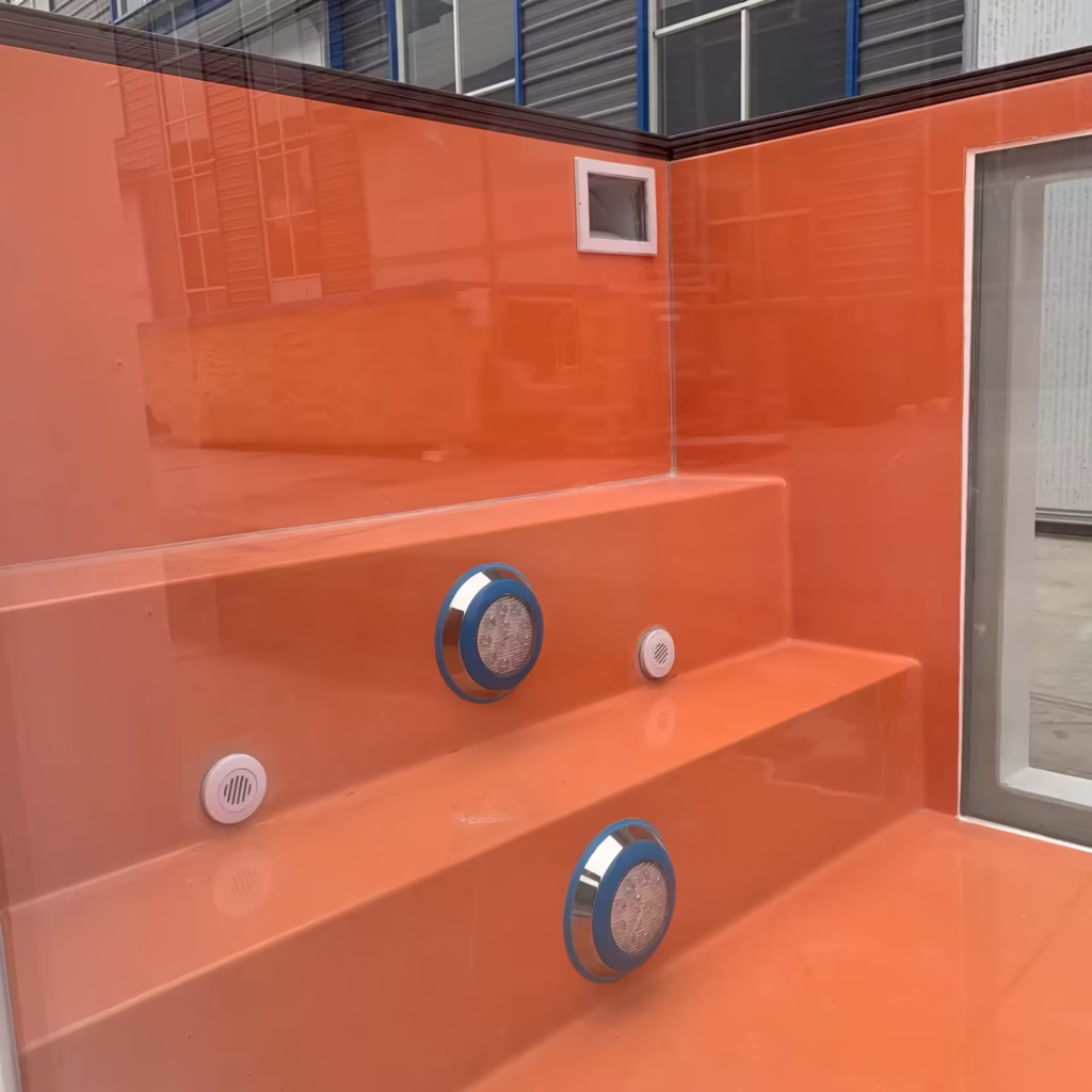 20ft Container Swimming Pool With Fiber Glass Window — 20ft — new (image 3 of 6)