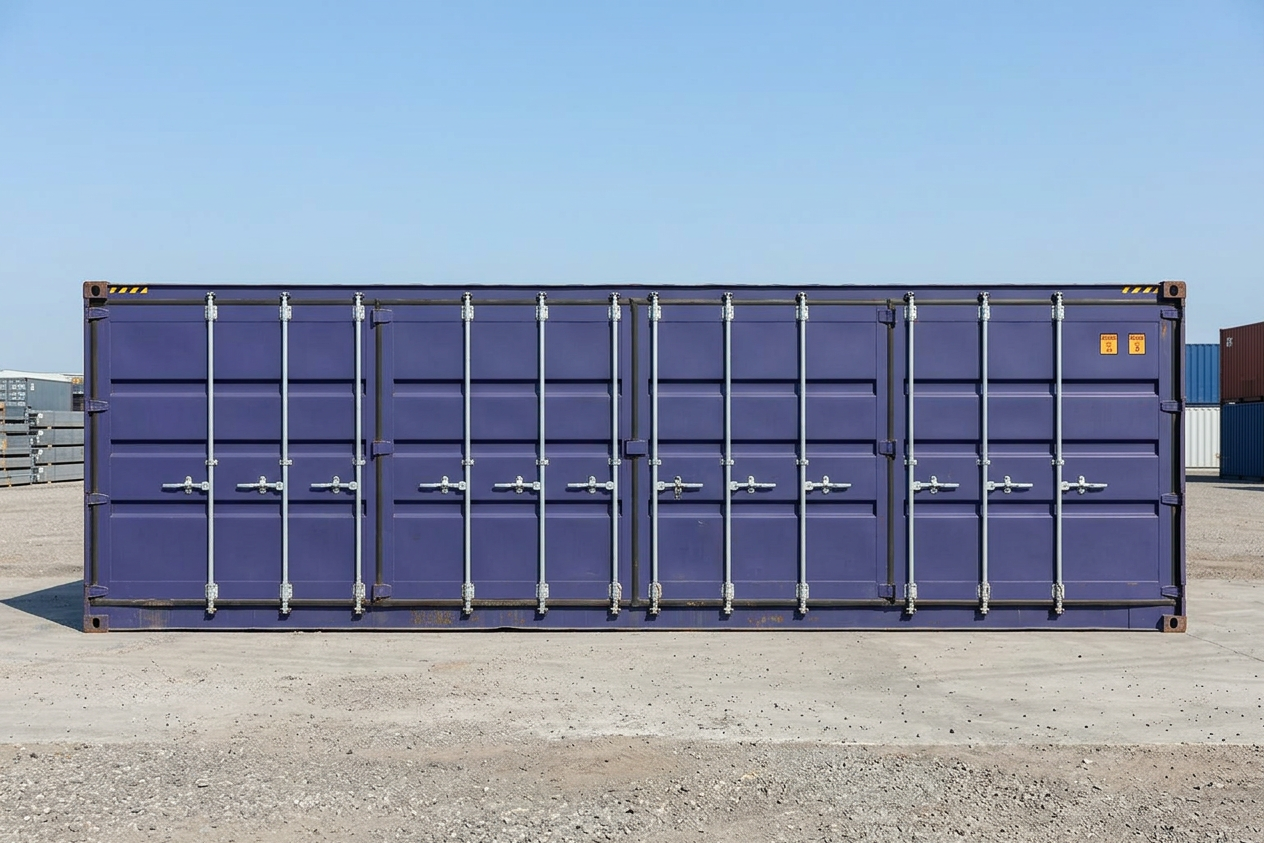 40Ft Full Side Access Container High Cube (9′ 6″ High) — 40ft — new — storage containers (image 6 of 6)