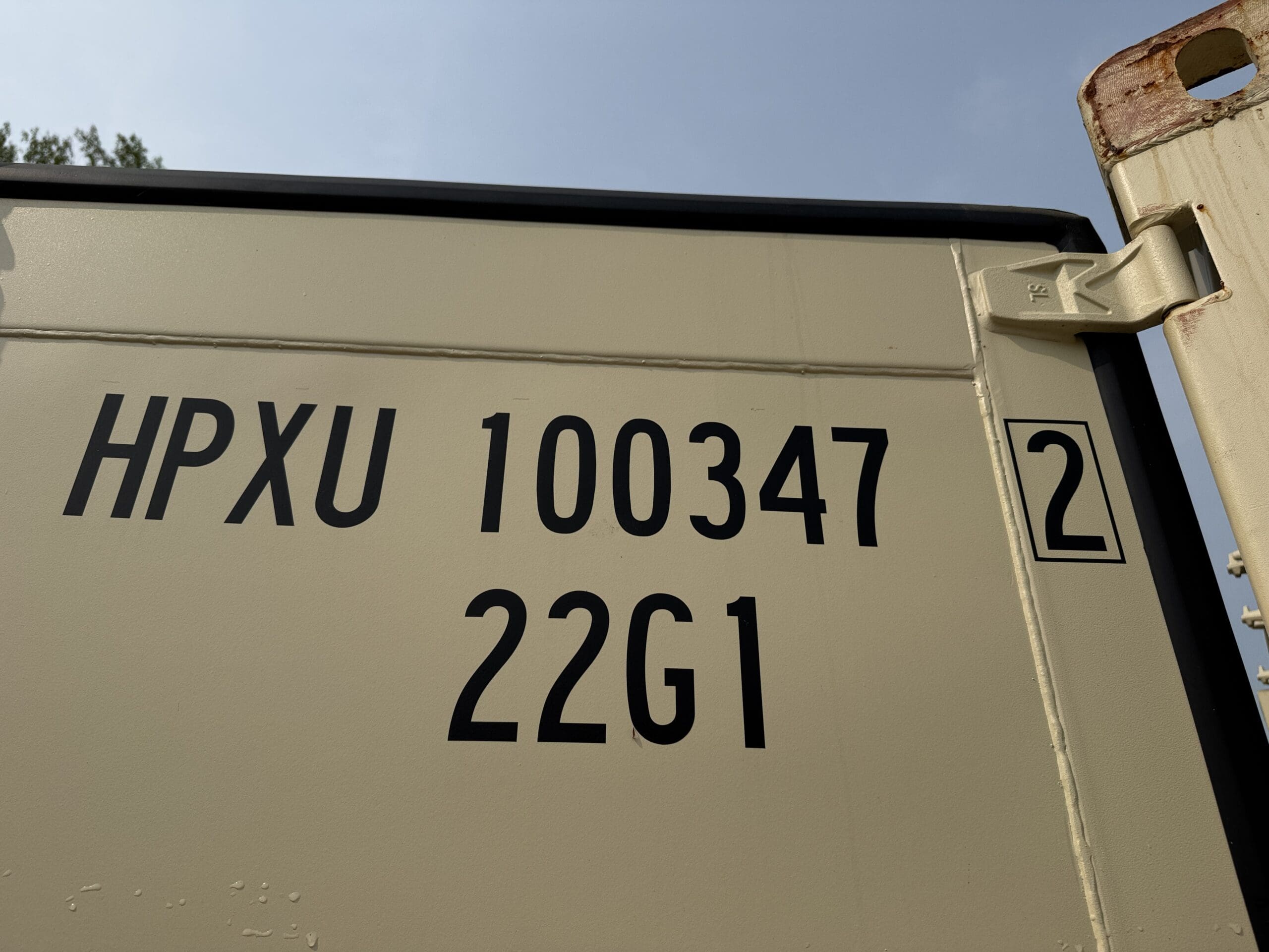 20ft New Shipping Container – Wind & Watertight – Beige — 20ft — new (image 9 of 12)
