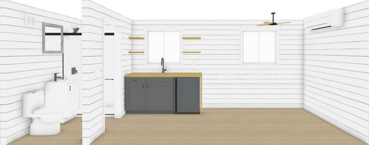 20FT Ezra Modern Container Home | Turnkey Tiny House | Portable Prefab Container Home — 20ft — new (image 13 of 17)
