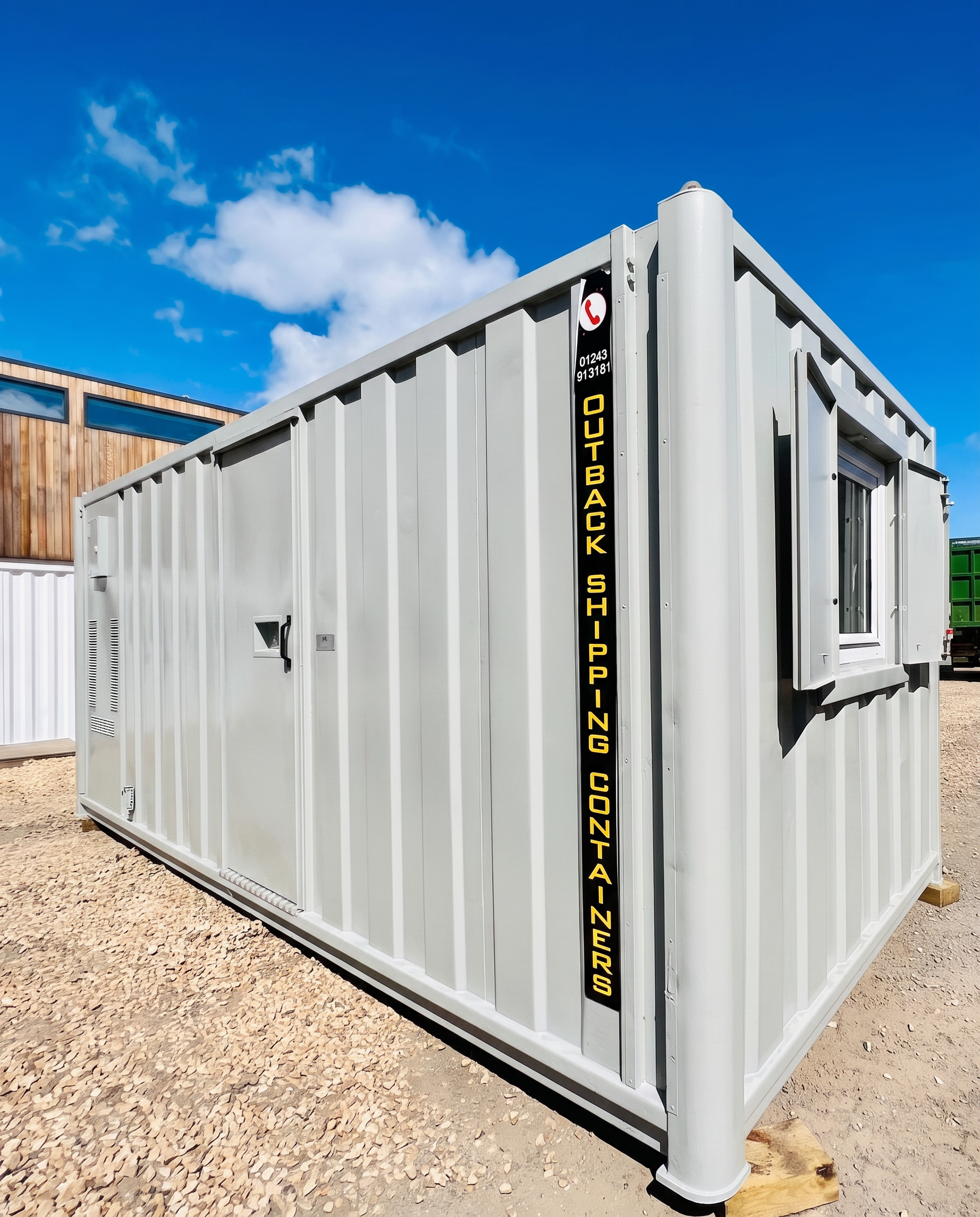 20X9FT Static Welfare Unit — Office, Toilet, Canteen | No 678 — view 1