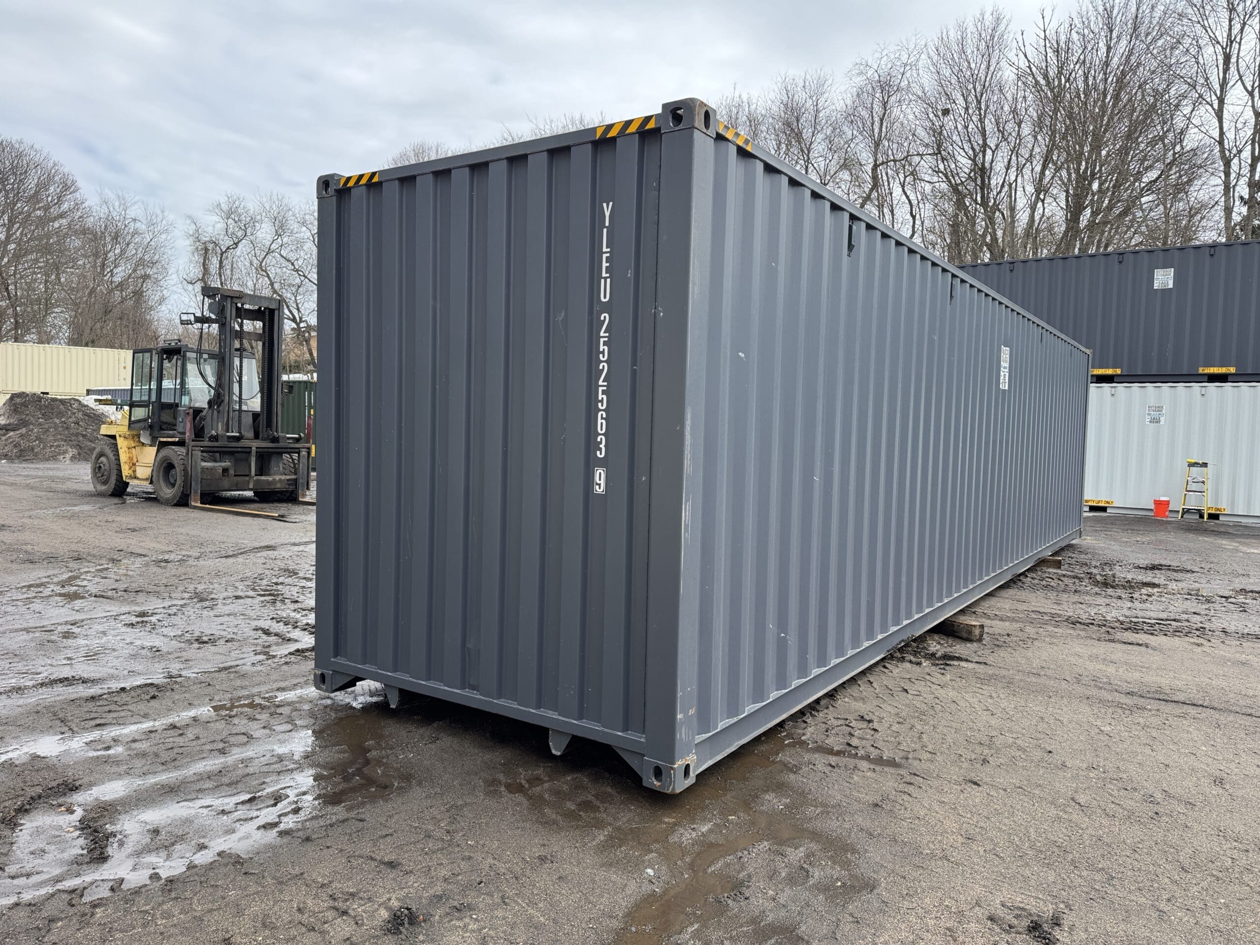 40ft New High Cube Shipping Container – Wind & Watertight – Dk Gray — 40ft — new (image 12 of 12)