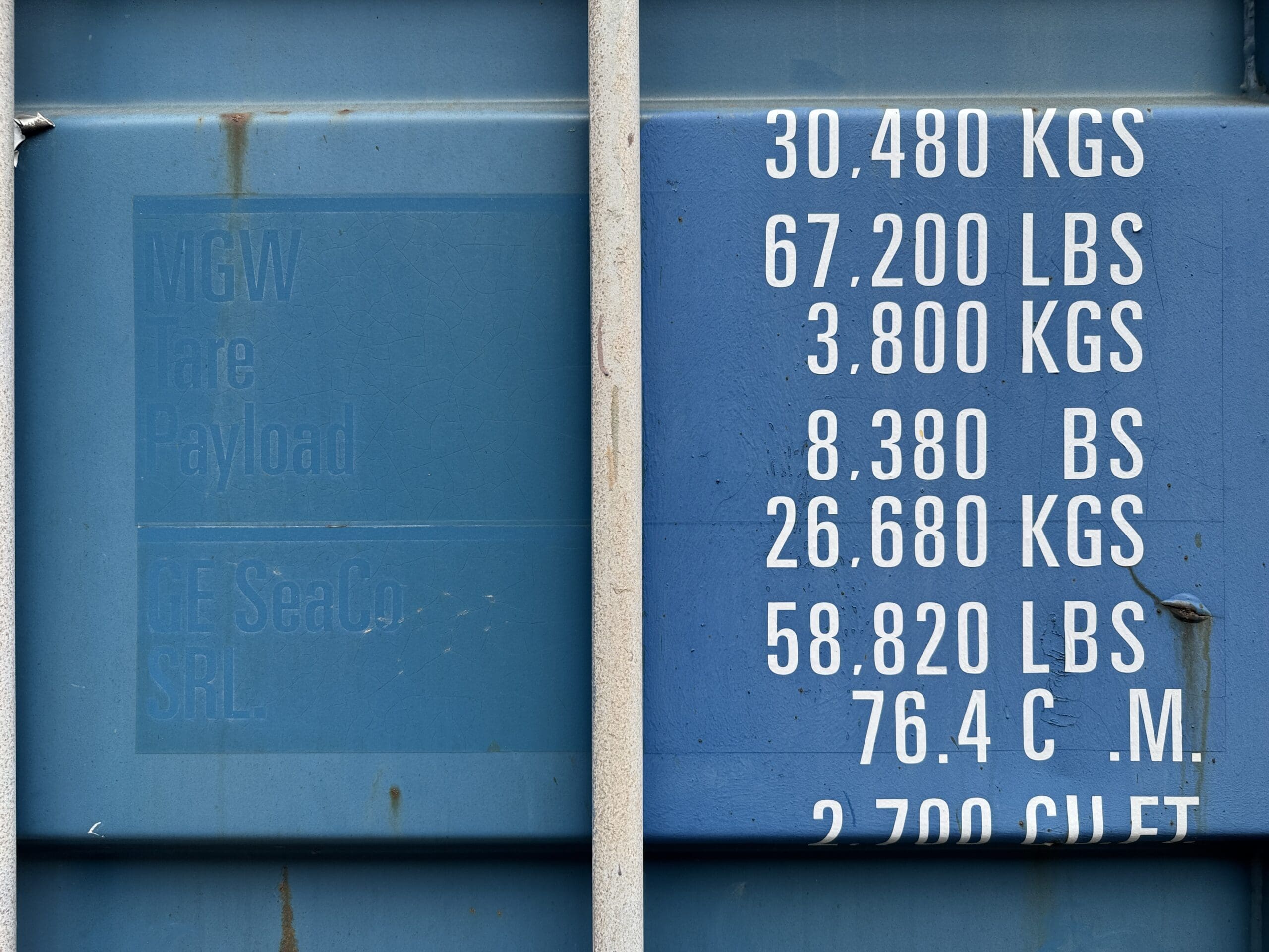 40ft Used High Cube Shipping Container – Wind & Watertight – Blue — 40ft — used (image 5 of 12)
