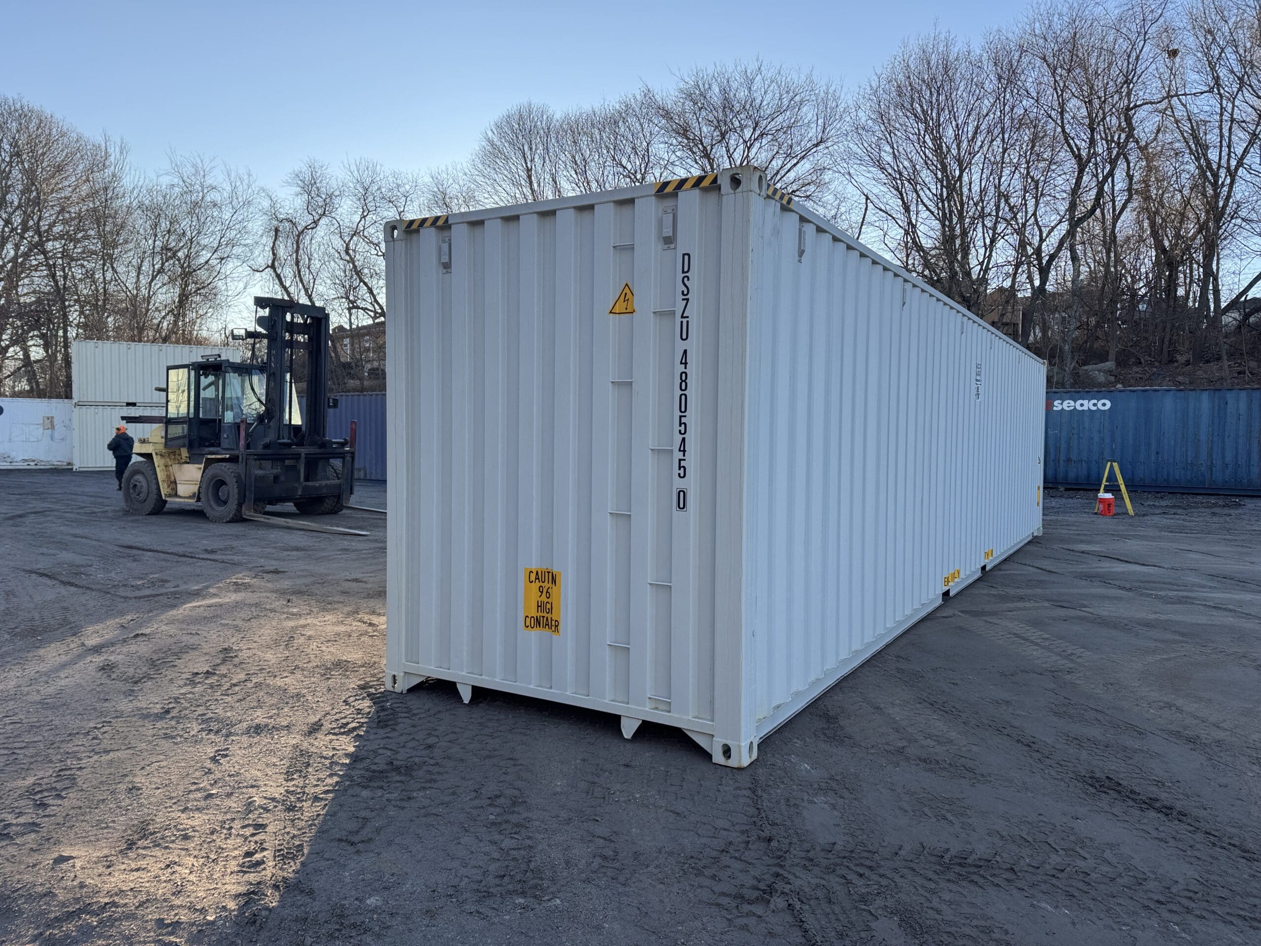40ft New High Cube Shipping Container – Wind & Watertight – Gray — 40ft — new (image 12 of 12)
