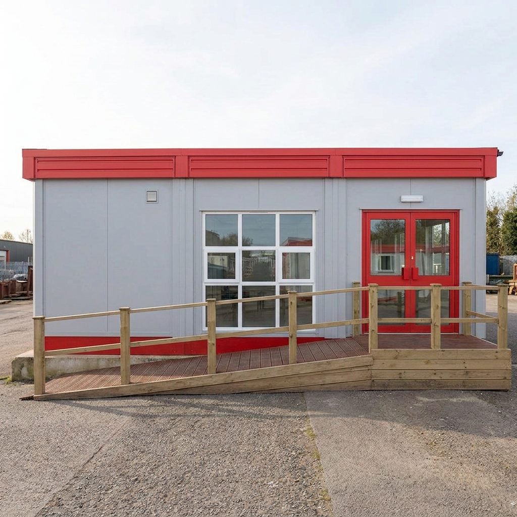 Refurbished (3 Bay) Modular Building — used — container offices (image 6 of 6)