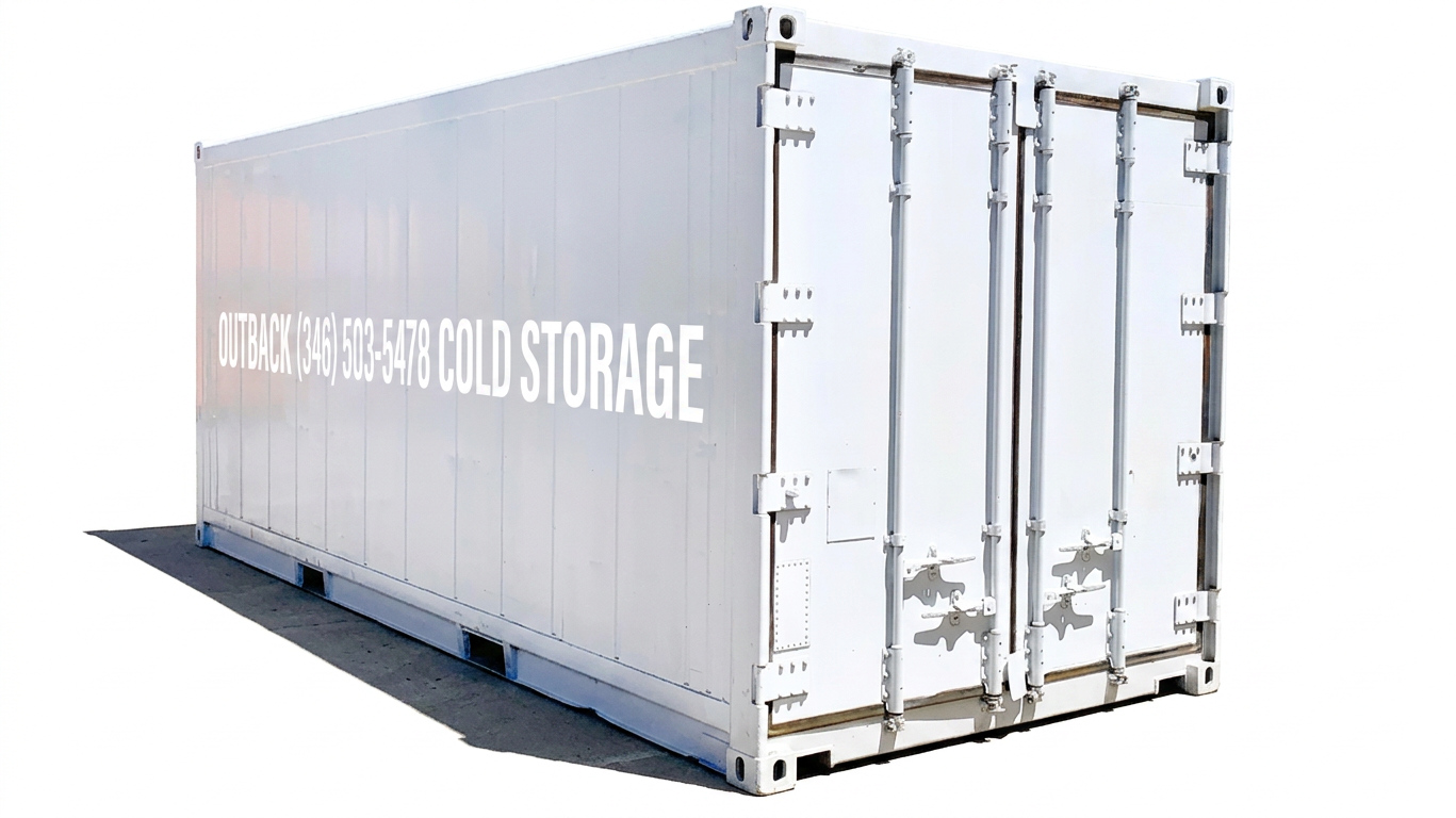 Single-Phase 20ft Refurbished Refrigerated Container Low Temp
