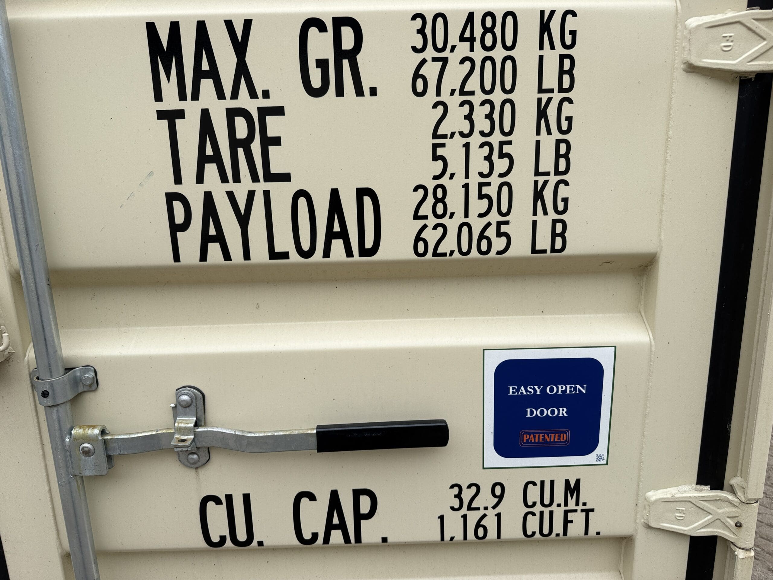 20ft New Shipping Container – Wind & Watertight – Beige — 20ft — new (image 8 of 12)