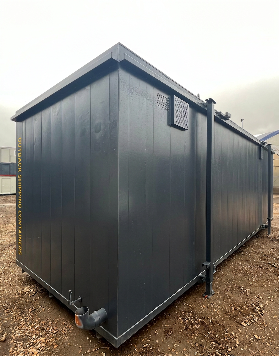 Toilet Block Cabin — 24 x 9 ft Anti-Vandal — 5+1 Container Toilet WC — No 738 — product gallery image 12 of 13