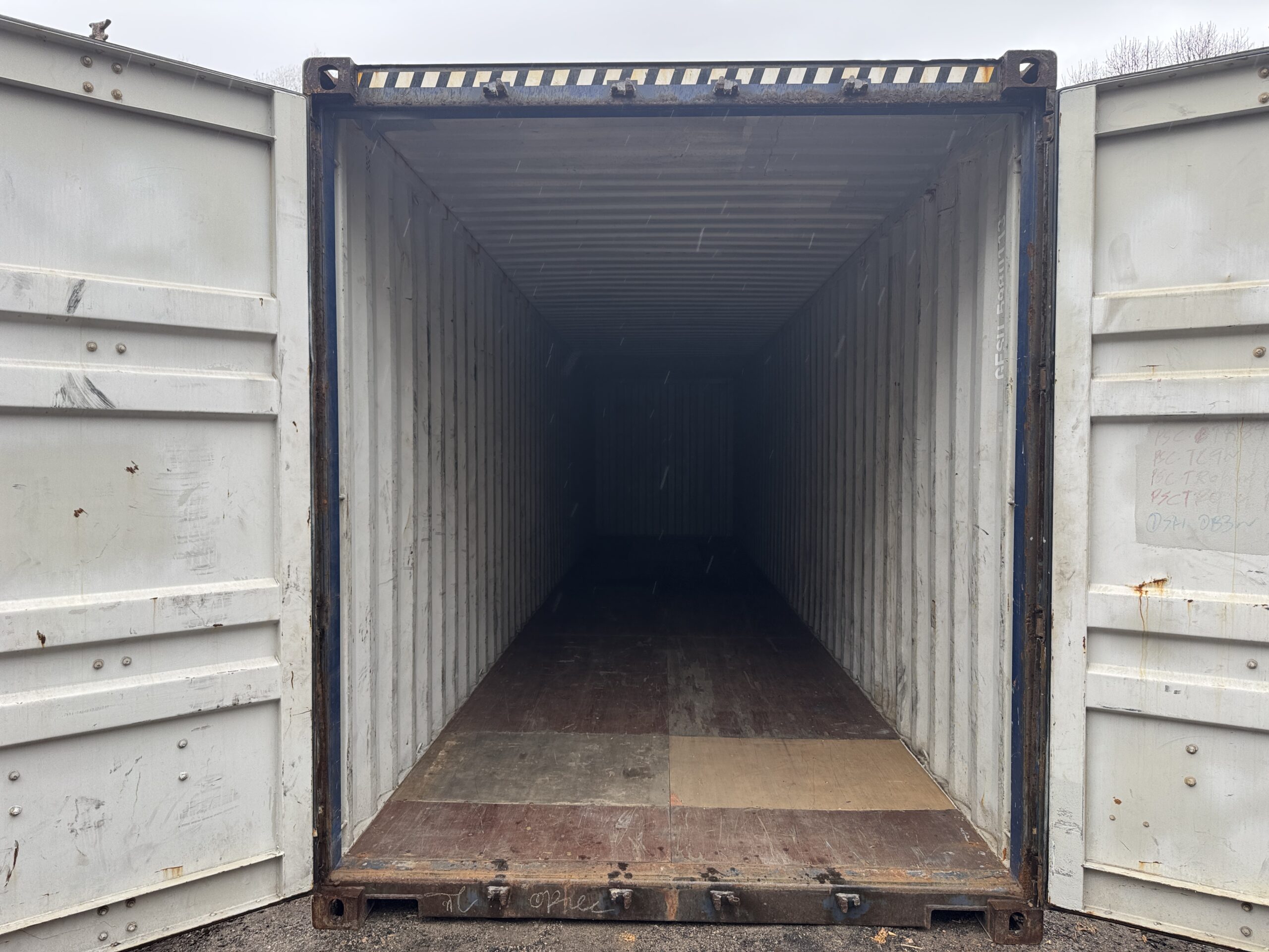 40ft Used High Cube Shipping Container – Wind & Watertight – Blue — 40ft — used (image 11 of 12)