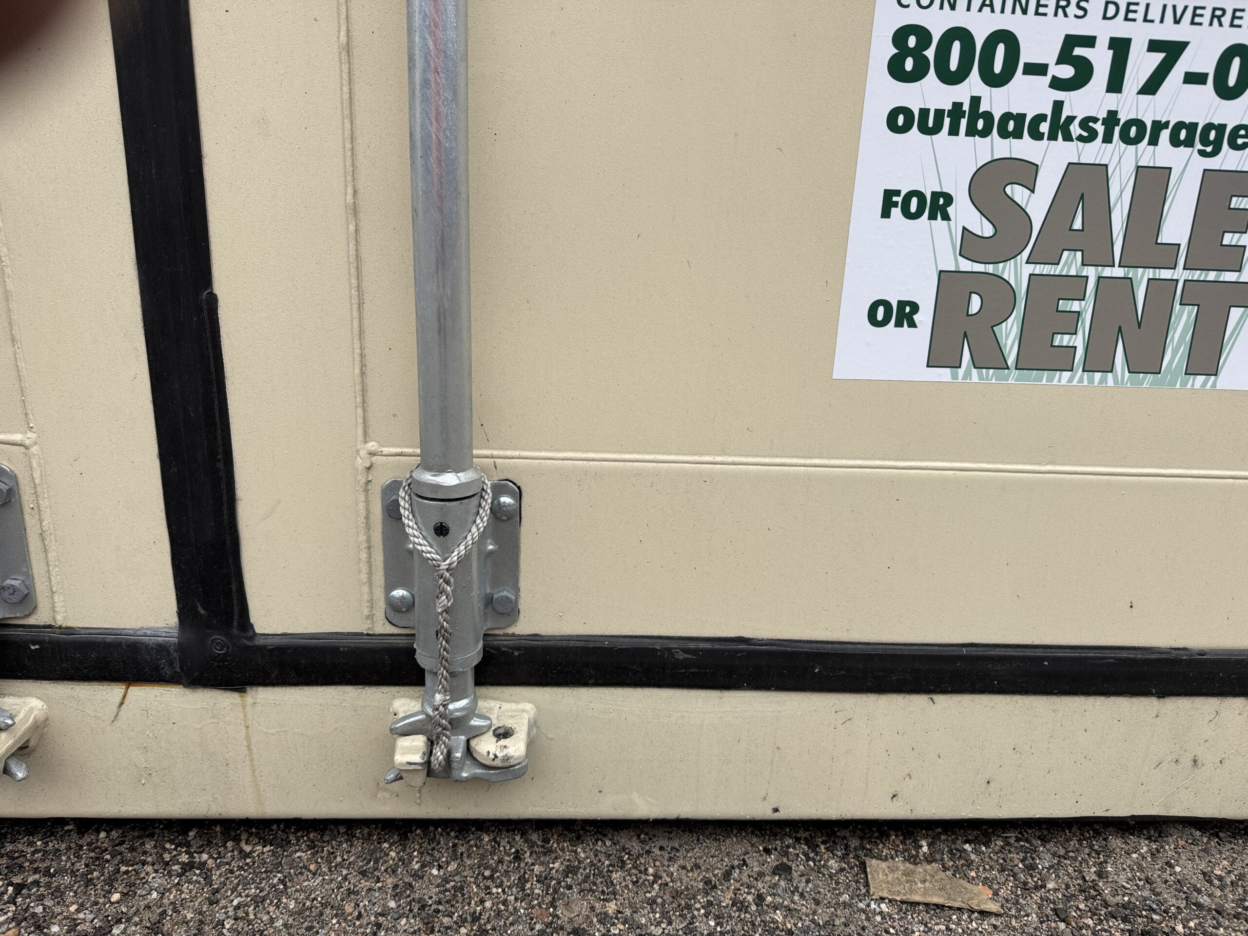 20ft New Shipping Container – Wind & Watertight – Beige — 20ft — new (image 7 of 12)