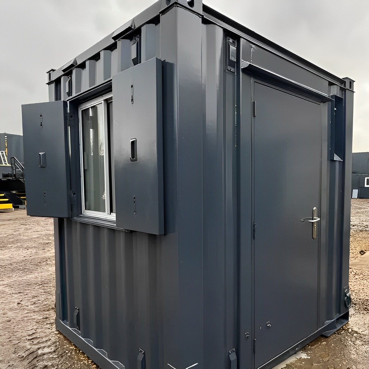 7Ft x 7Ft Shipping Container Office | Portable Building | Anti-Vandal Building — 20ft — new (image 4 of 7)