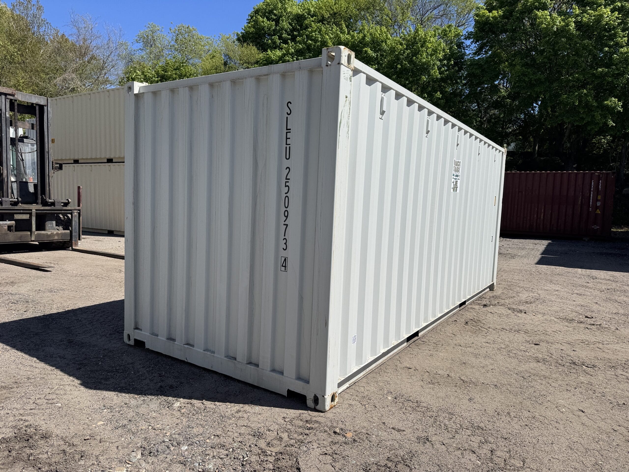 20ft New Shipping Container – Wind & Watertight – Gray — 20ft — new (image 12 of 12)