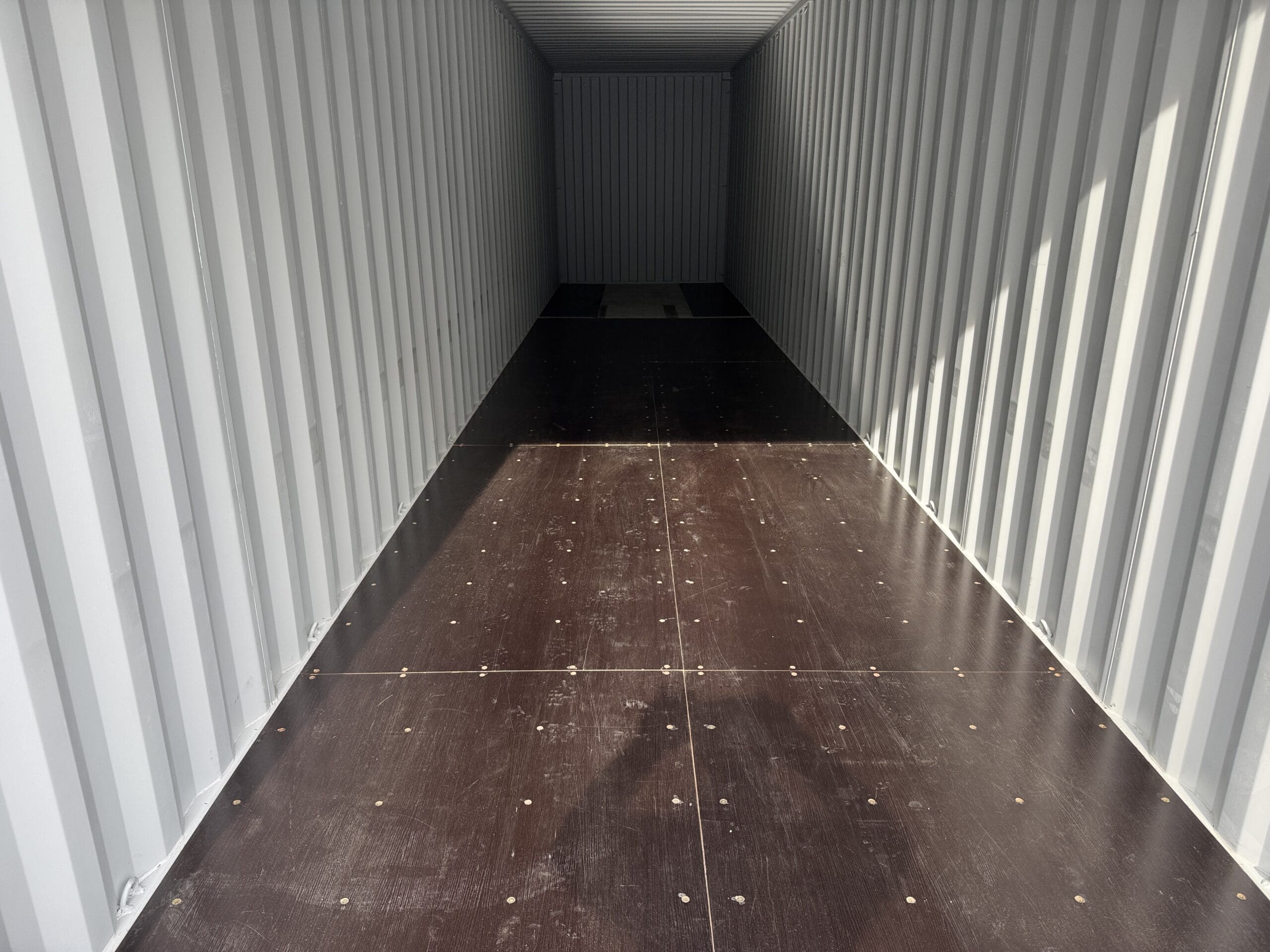 40ft New High Cube Shipping Container – Wind & Watertight – Gray — 40ft — new (image 9 of 12)
