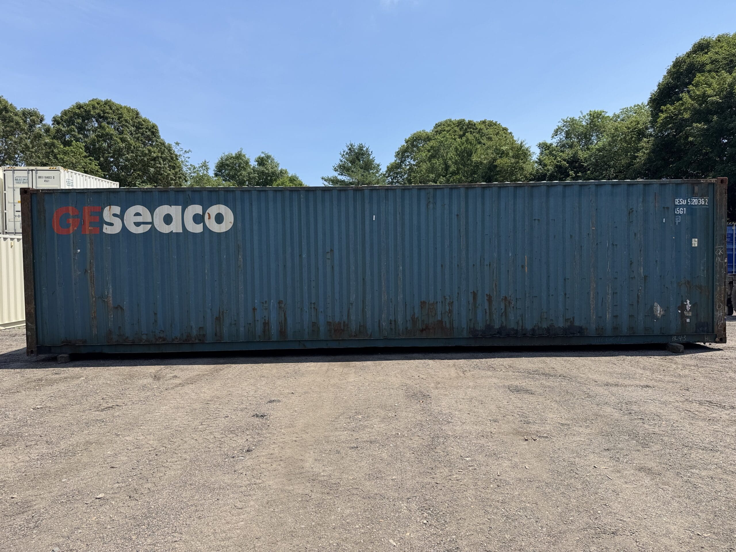40ft Used High Cube Shipping Container – Wind & Watertight – Blue — 40ft — used (image 10 of 12)