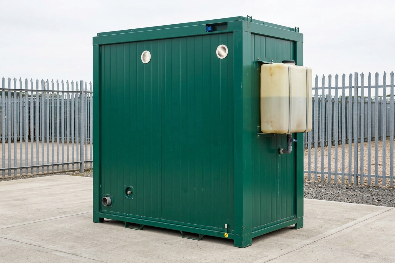 1+1 Double Mains Toilet 8FT x 5FT (Green) — new — sanitation units (image 5 of 6)