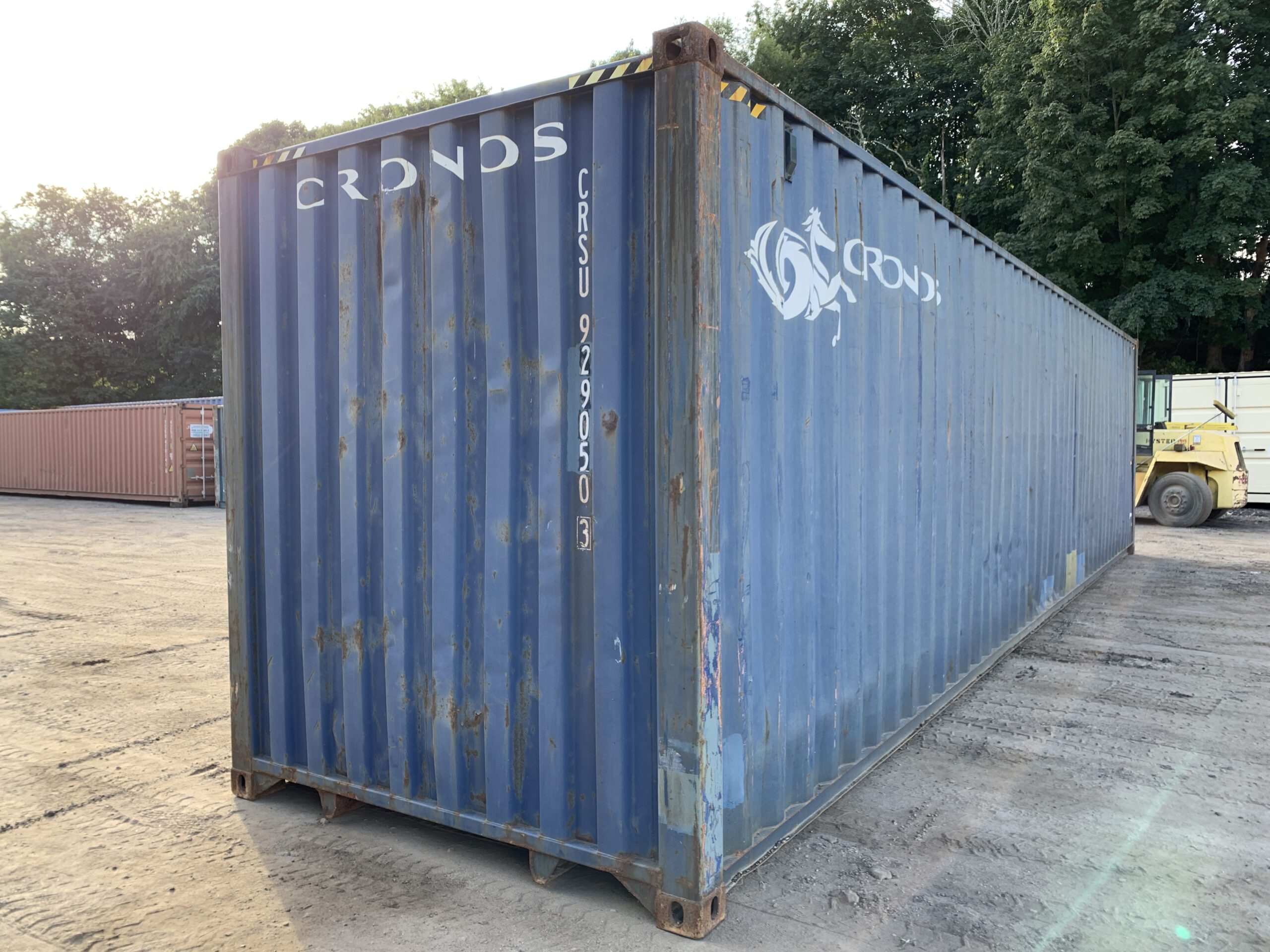 40ft As-Is High Cube Shipping Container – Wind & Watertight – Blue — 40ft — as_is (image 9 of 12)