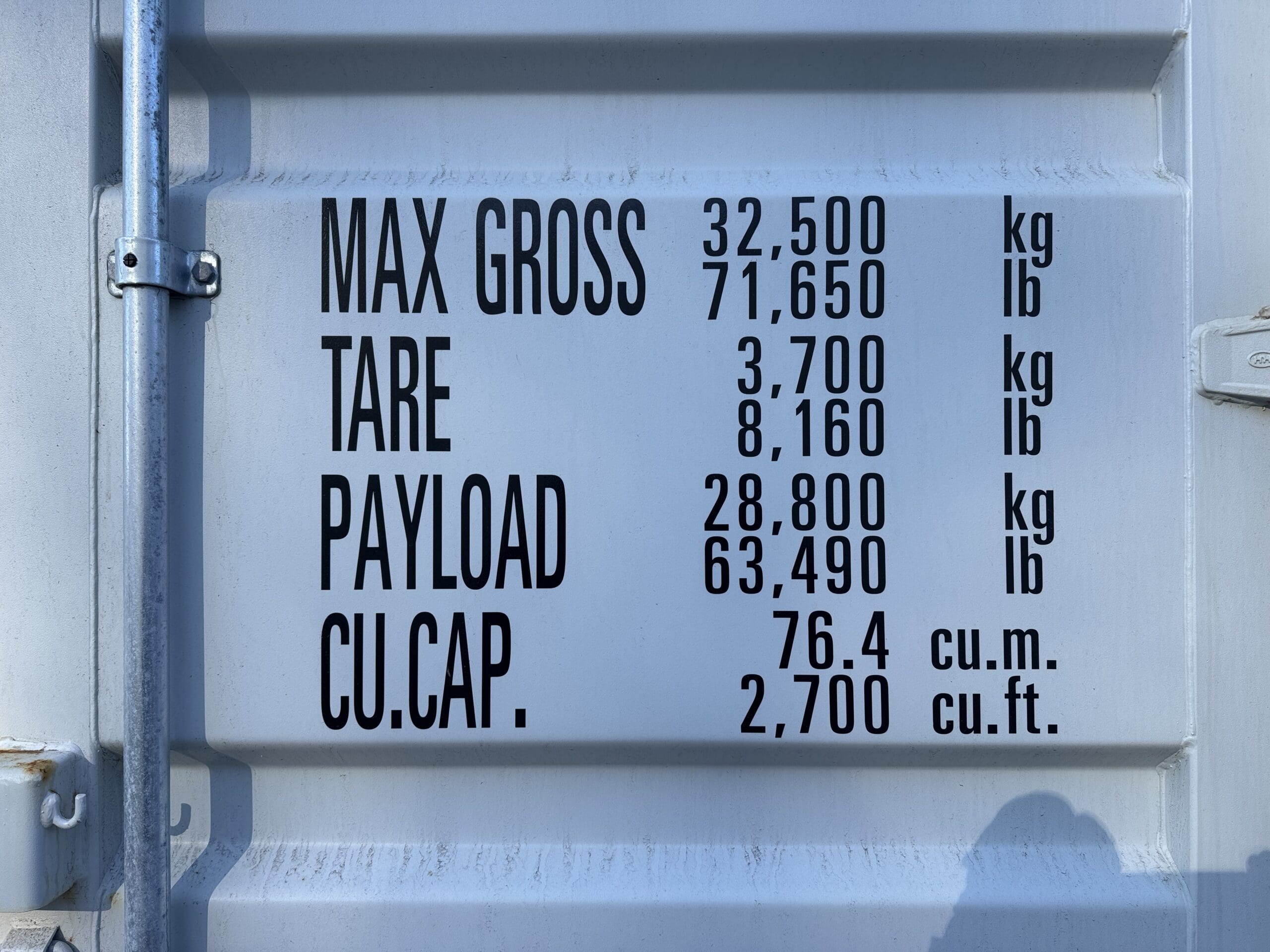 40ft New High Cube Shipping Container – Wind & Watertight – Gray — 40ft — new (image 4 of 12)