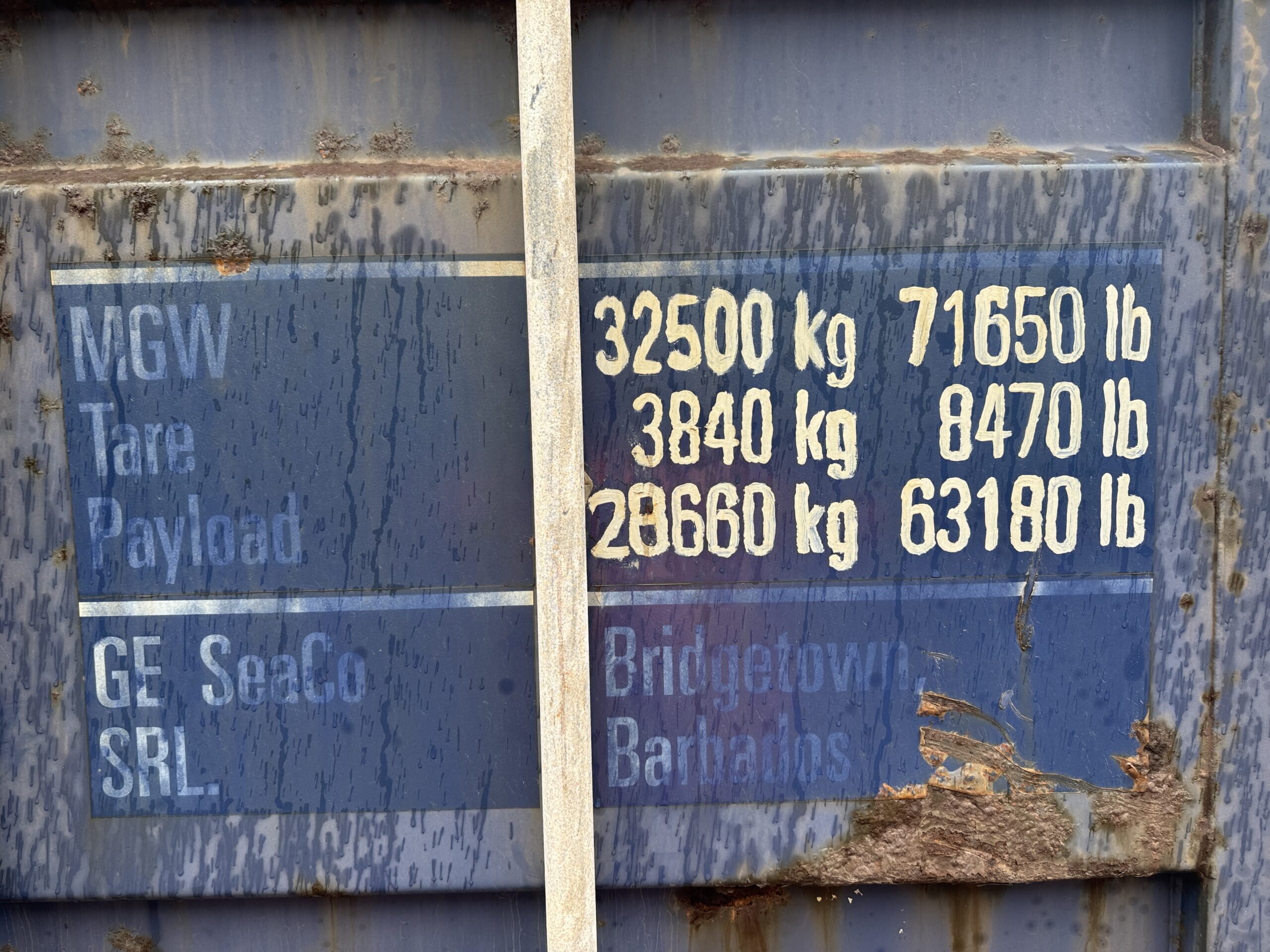 40ft Used High Cube Shipping Container – Wind & Watertight – Blue — 40ft — used (image 4 of 12)