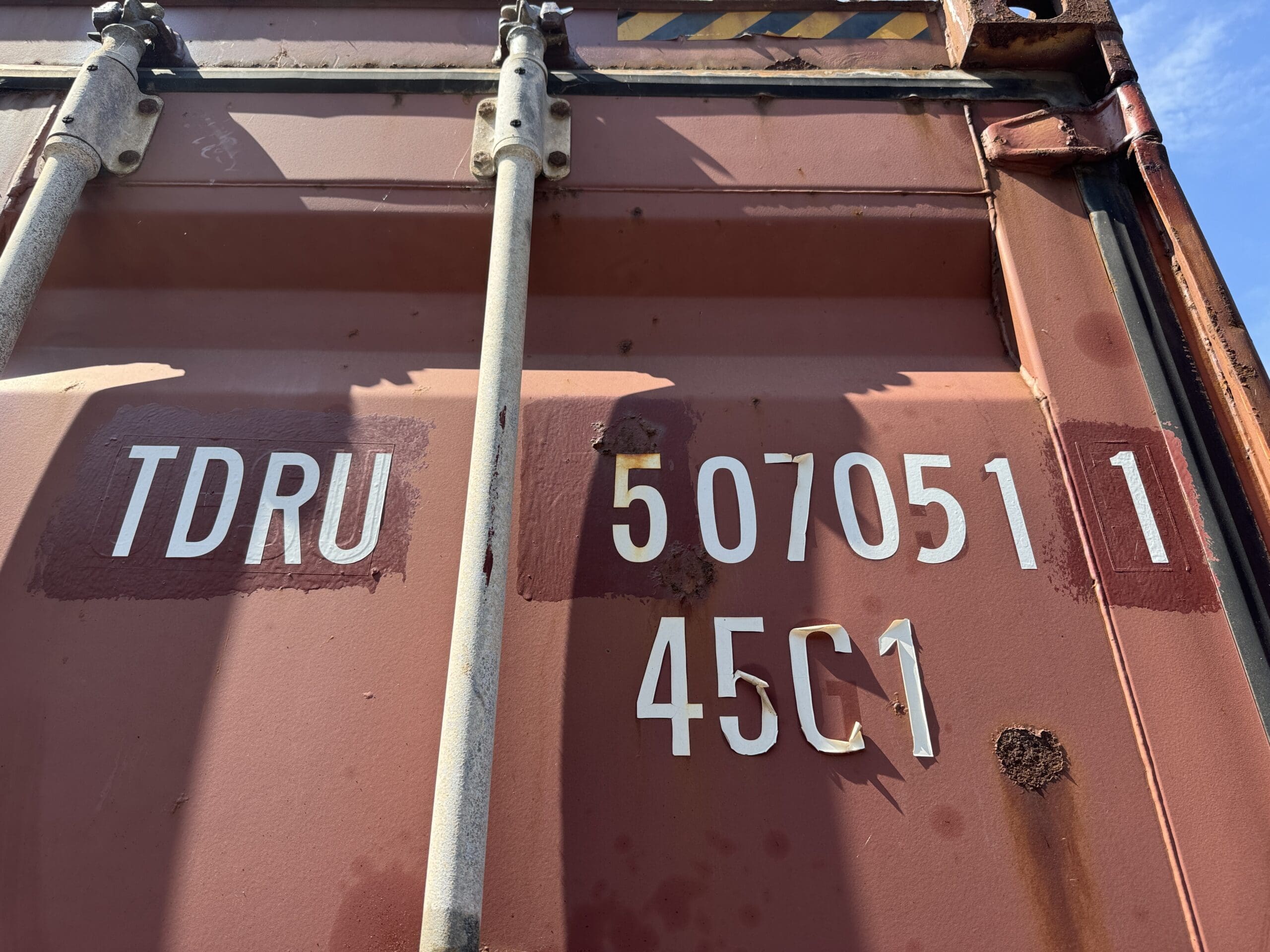 40ft Used High Cube Shipping Container – Wind & Watertight – Red — 40ft — used (image 6 of 12)
