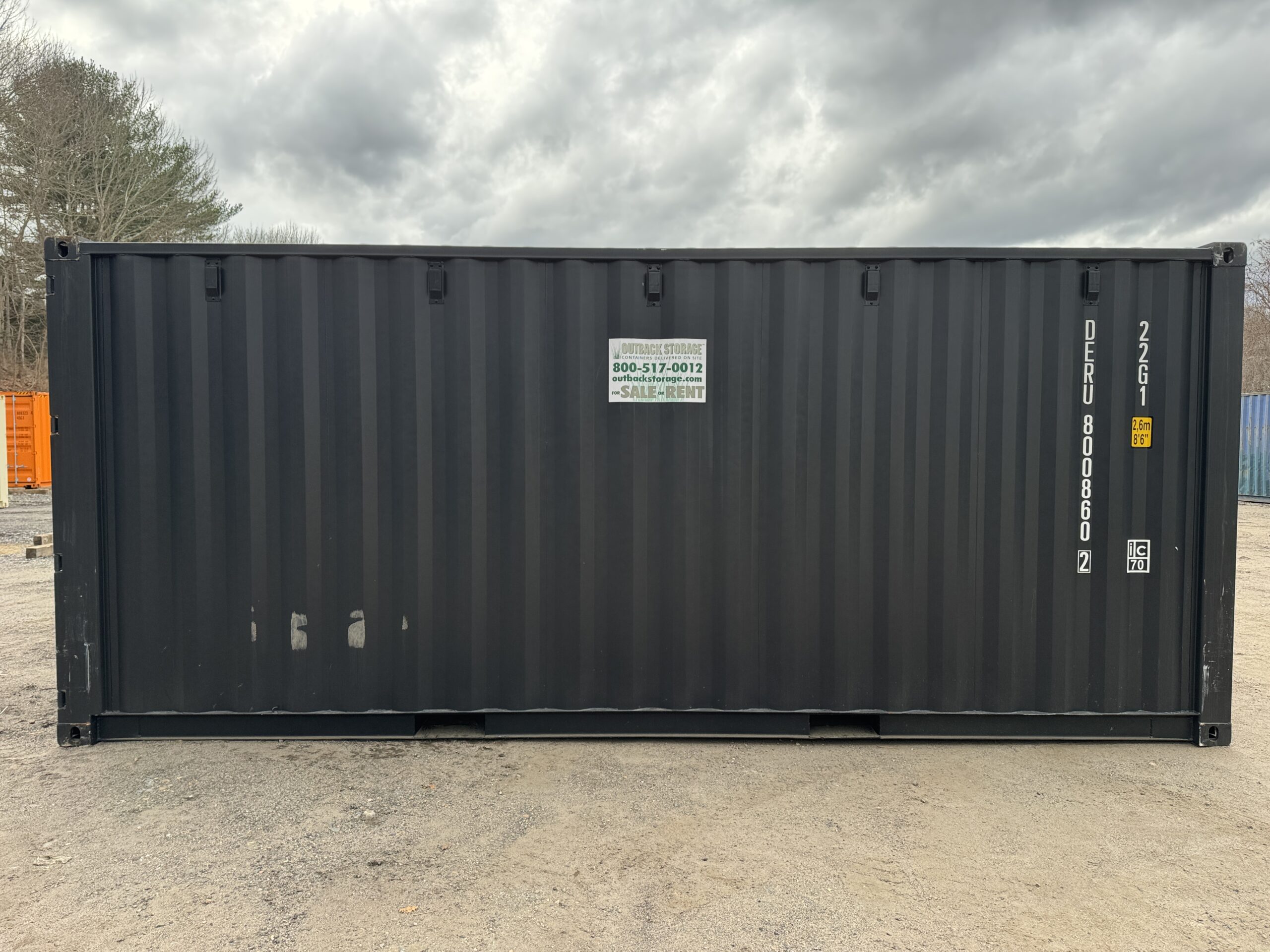 20ft New Shipping Container – Wind & Watertight – Black — 20ft — new (image 10 of 12)