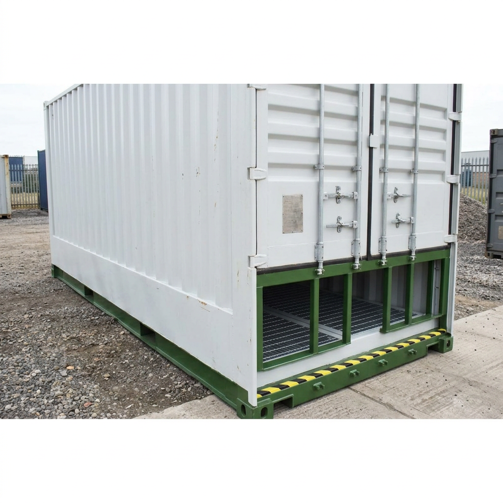 20Ft X 8Ft Open Mesh Floor Bunded Store — 20ft — new — storage containers (image 5 of 6)