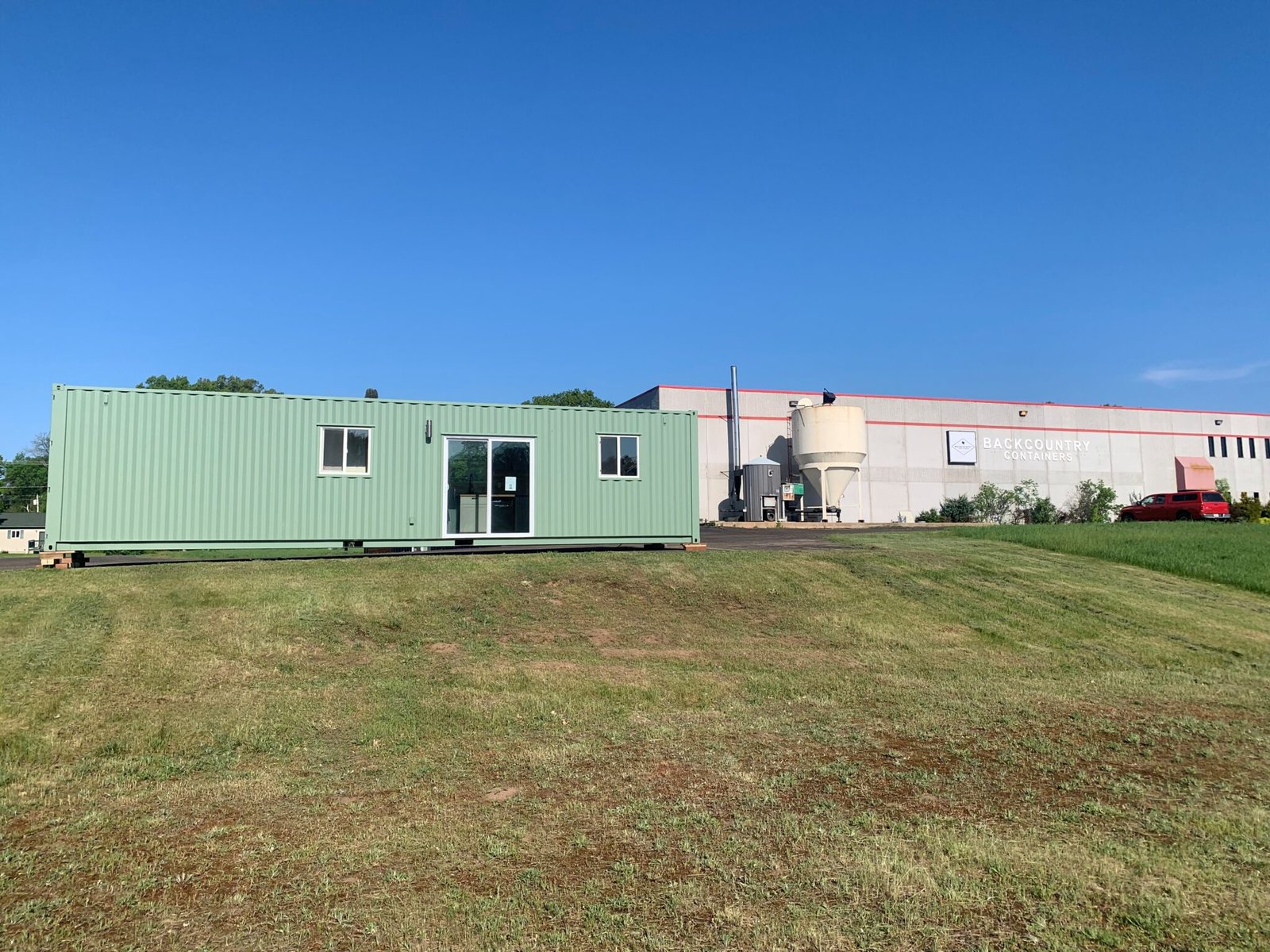 40FT Augustine Luxury Container Home with Kitchen, Bathroom & Garage — Front Exterior View 40FT Augustine Luxury Container Home with Kitchen, Bathroom & Garage | Ready to Ship | Free USA Delivery — 40ft — new (image 13 of 15)