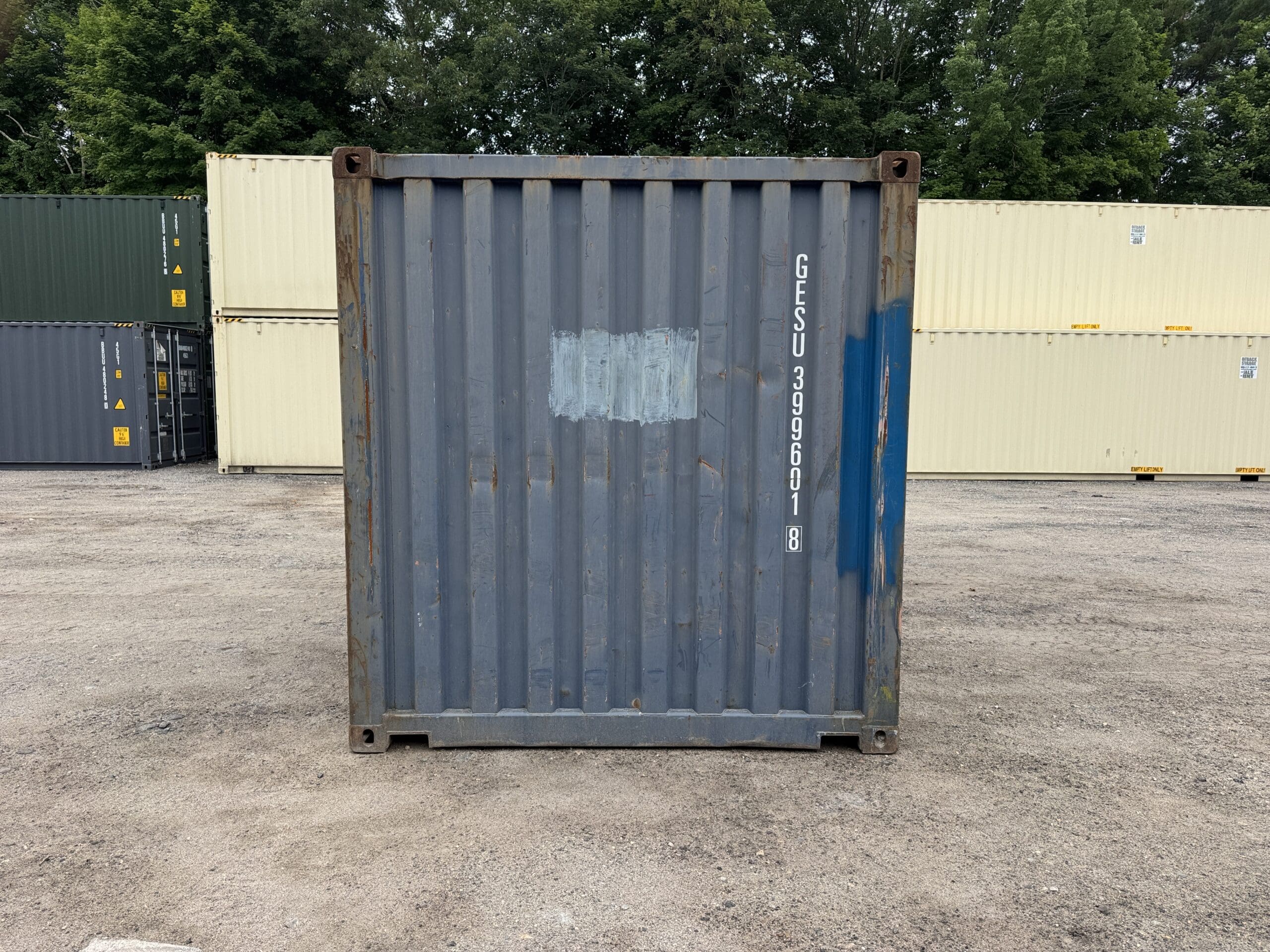 20ft Used Shipping Container – Wind & Watertight – Blue — 20ft — used (image 9 of 12)
