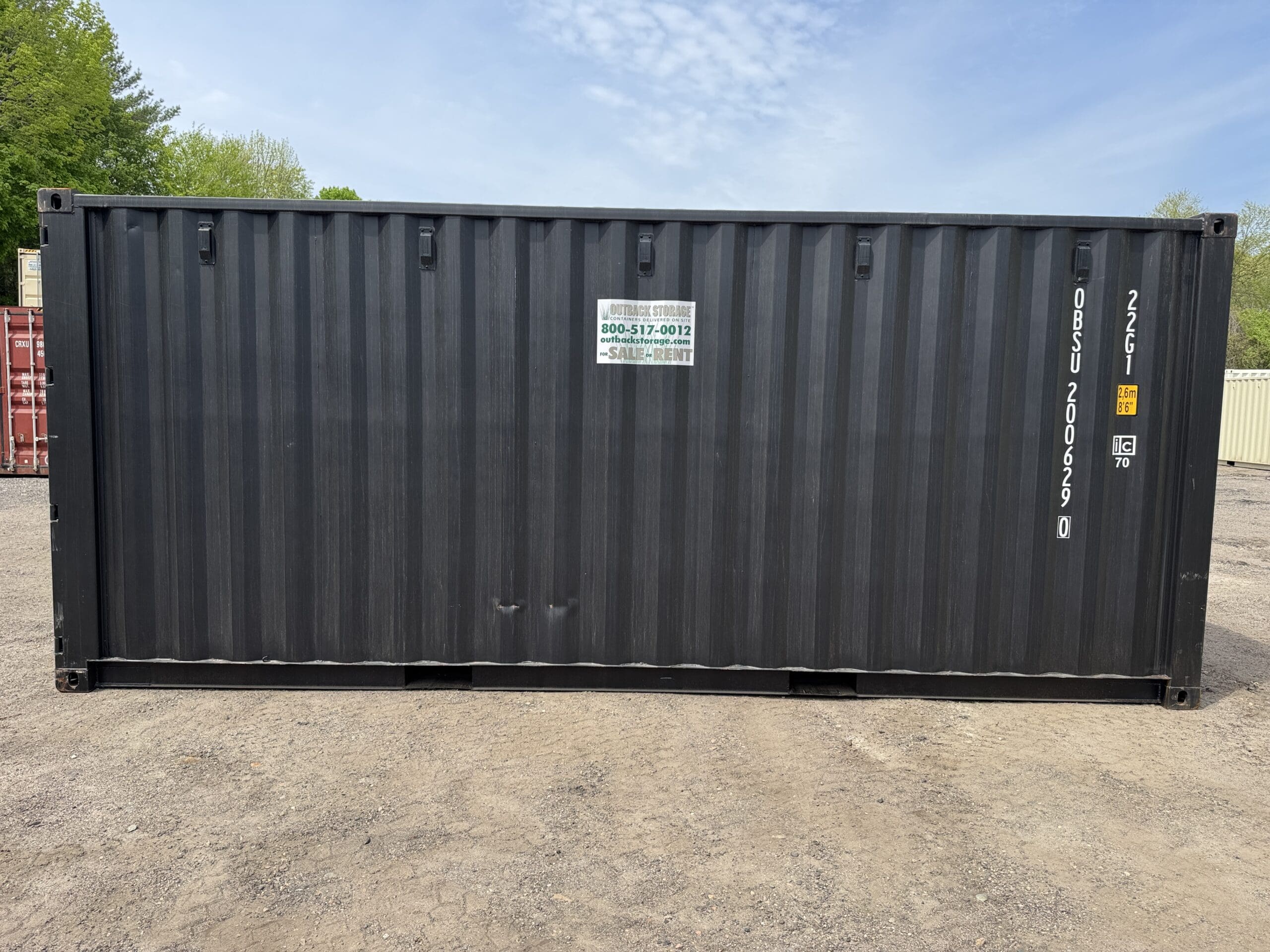 20ft New Shipping Container – Wind & Watertight – Black — 20ft — new (image 7 of 12)