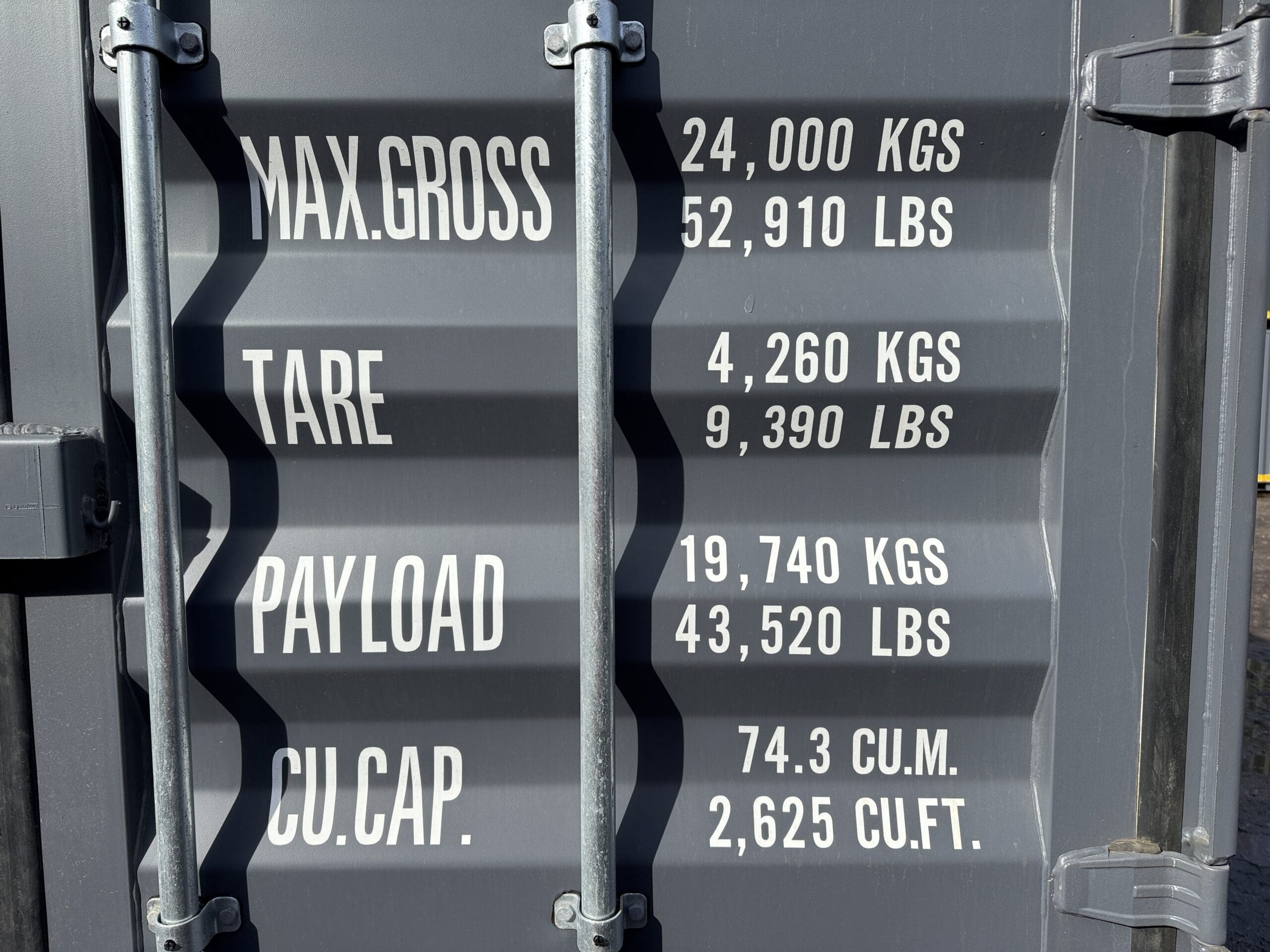 40ft New High Cube Shipping Container – Wind & Watertight – Dk Gray — 40ft — new (image 4 of 12)