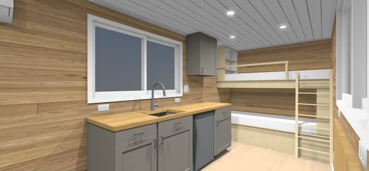 20FT Jack Hunting Container Cabin | Off-Grid Container Home with Kitchen & Rooftop Deck — 20ft — new (image 13 of 17)