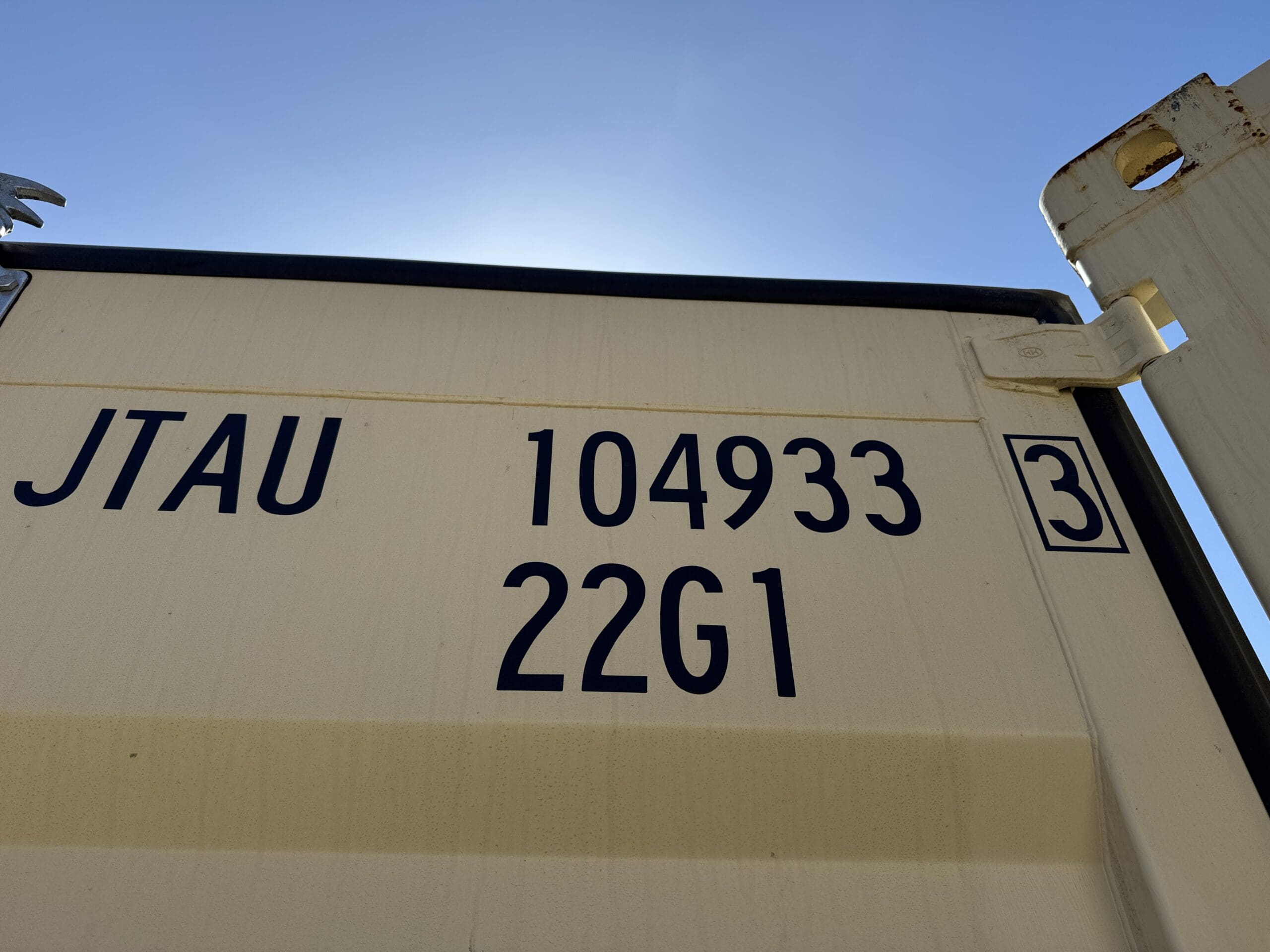 20ft New Shipping Container – Wind & Watertight – Beige — 20ft — new (image 2 of 12)