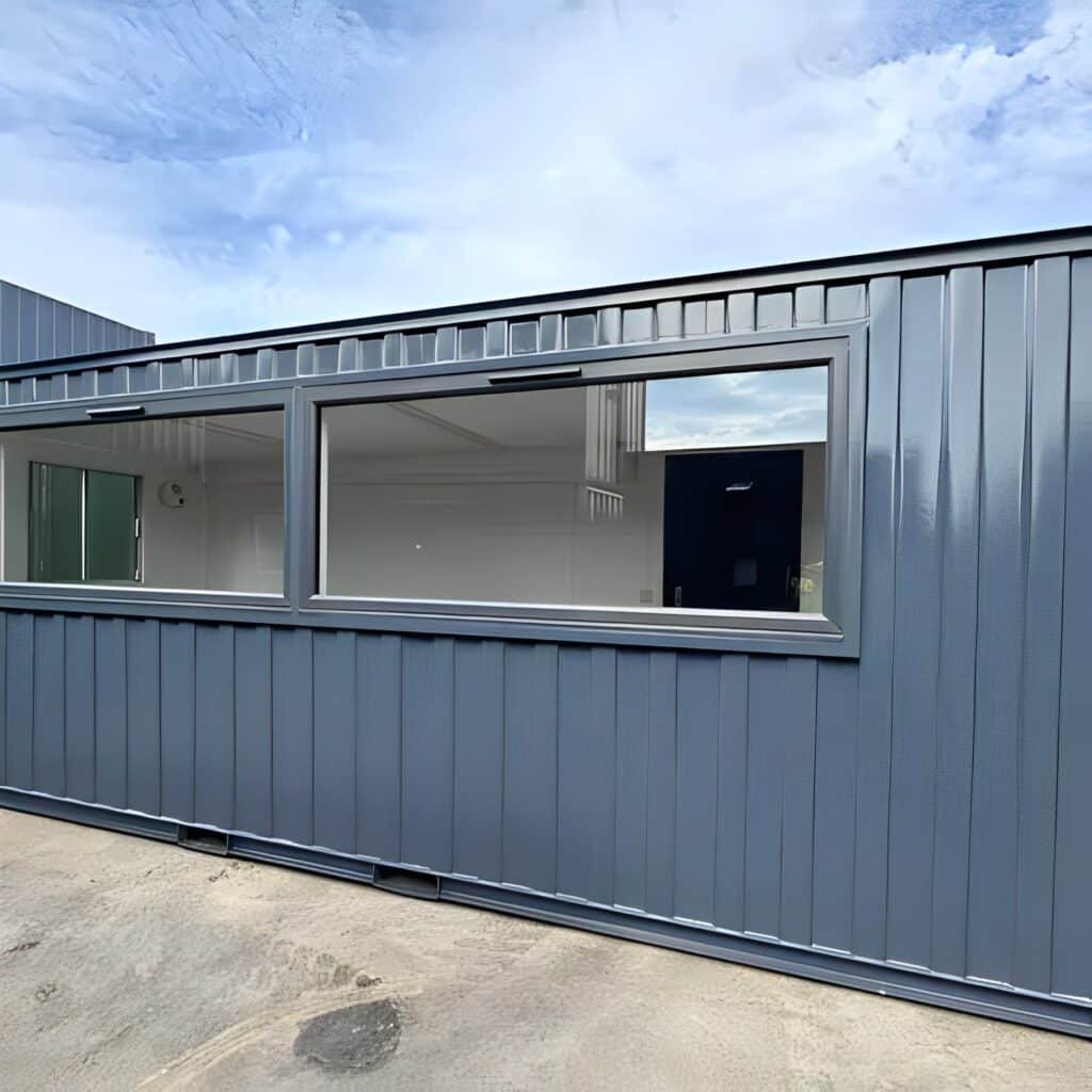 21ft x 8ft Custom Cabin Office / Canteen | Picture Windows | Portable Building — 20ft — new (image 7 of 12)
