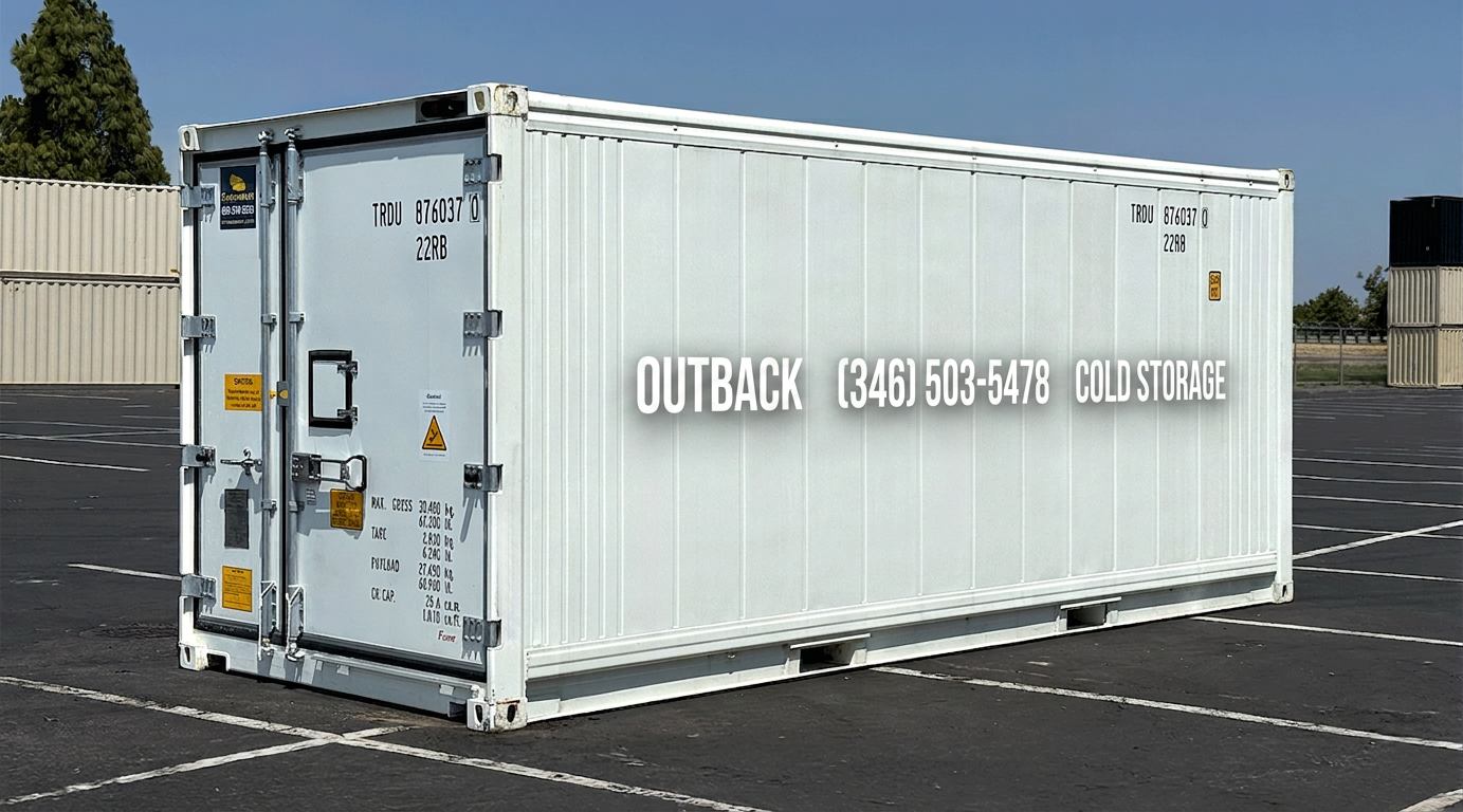 New 20ft onsite cold storage refrigerated container for sale