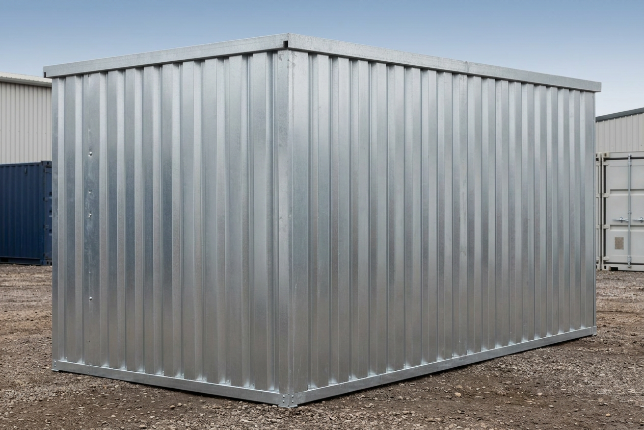 4m x 2.1m Flat Pack Container Store – Galvanised — new — storage containers (image 5 of 6)