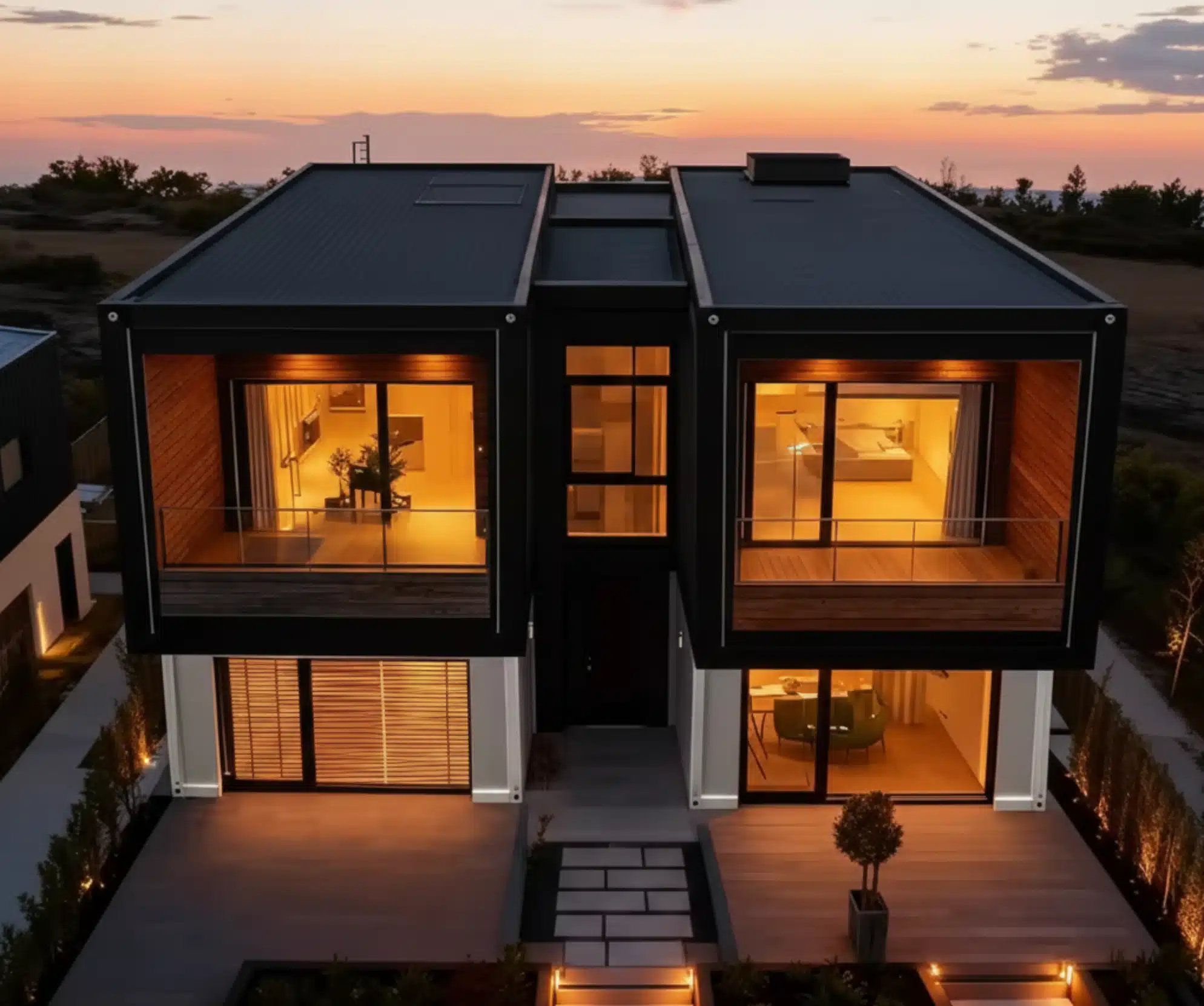 Luxury 3 Bedroom Prefabricated Modular Container Home Villa for Sale — 20ft — new (image 2 of 27)