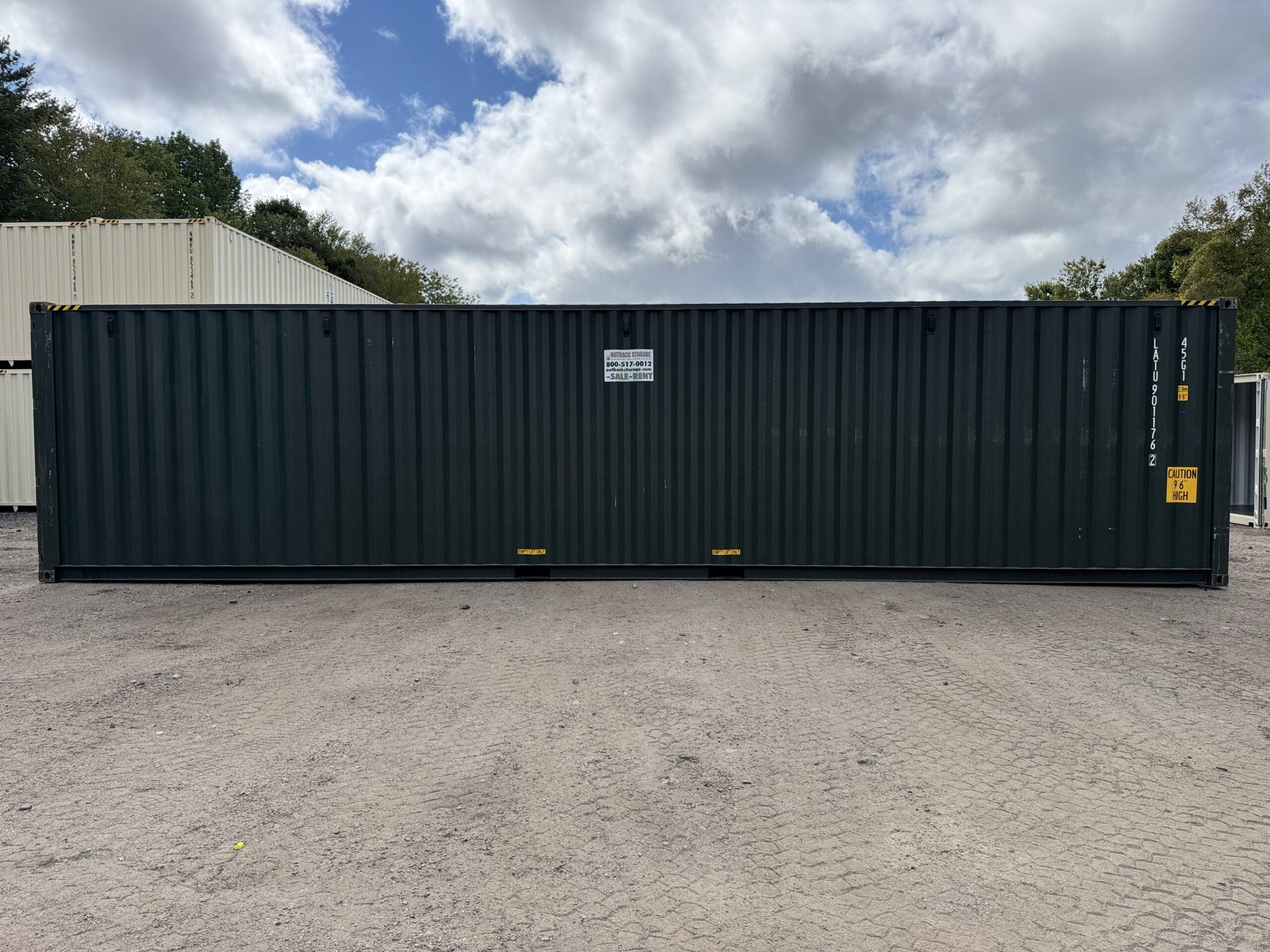 40ft New High Cube Shipping Container – Wind & Watertight – Green — 40ft — new (image 10 of 12)