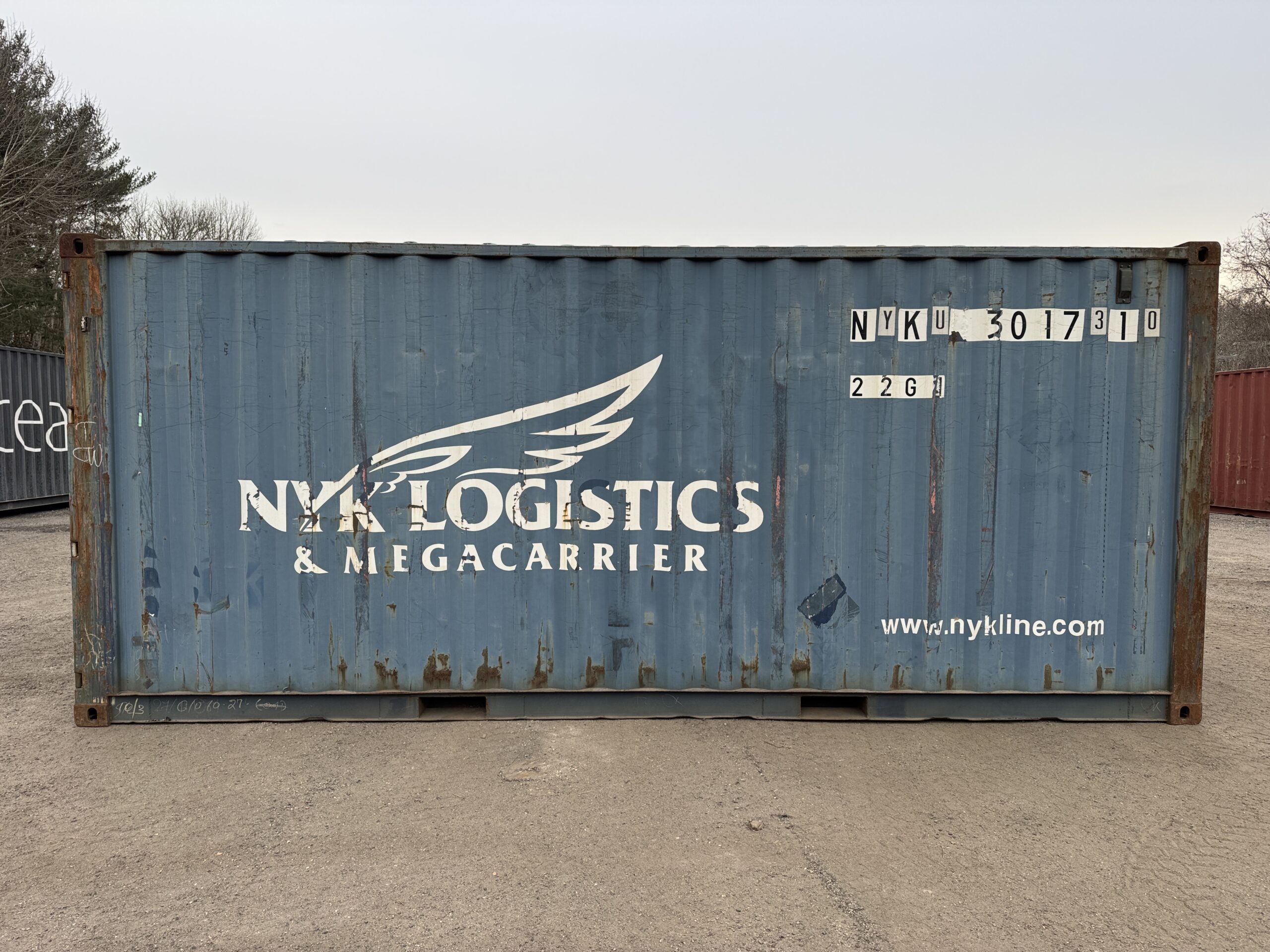 20ft Used Shipping Container – Wind & Watertight – Blue — 20ft — used (image 7 of 12)