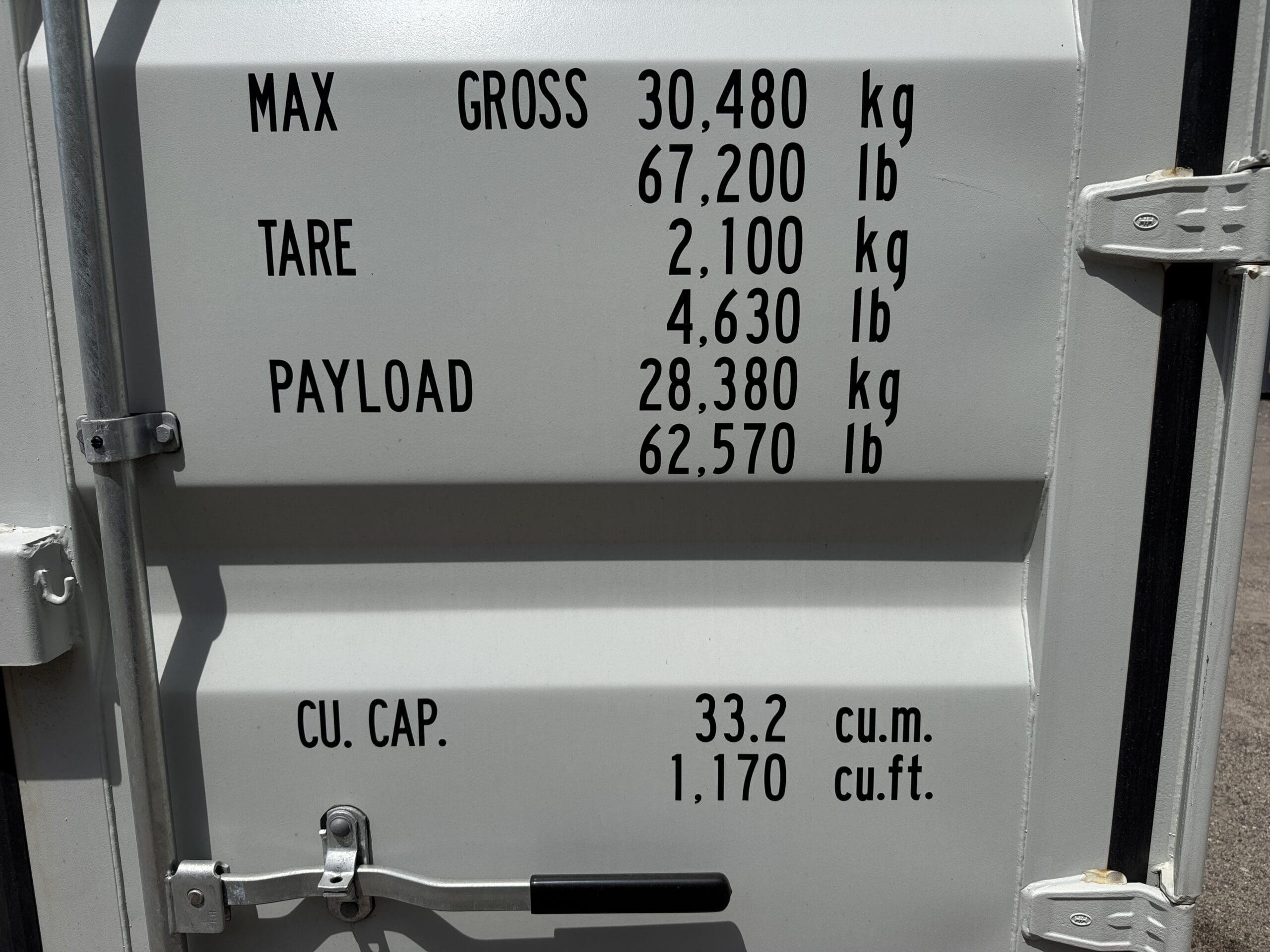 20ft New Shipping Container – Wind & Watertight – Gray — 20ft — new (image 4 of 12)