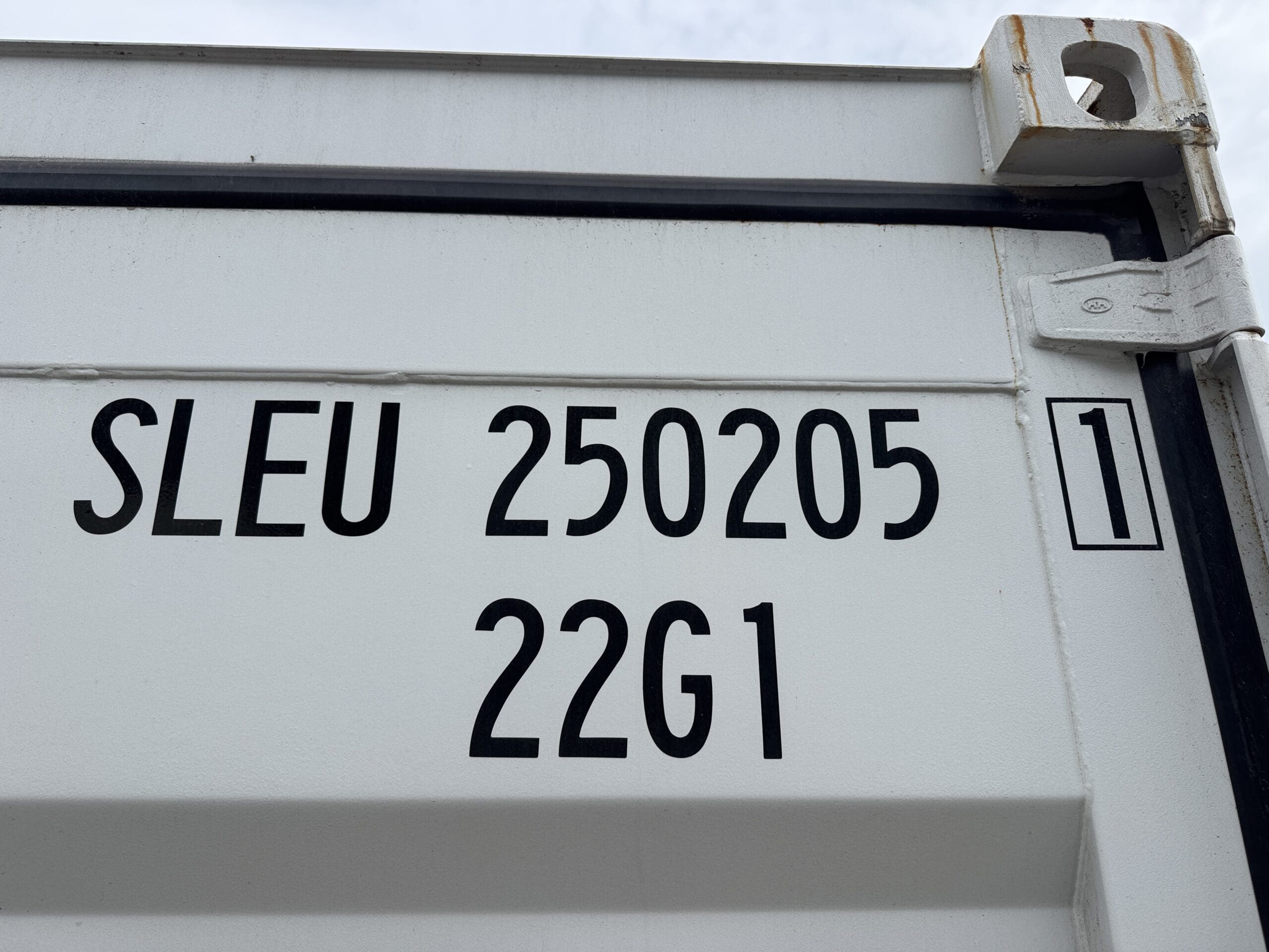20ft New Shipping Container – Wind & Watertight – Gray — 20ft — new (image 2 of 12)