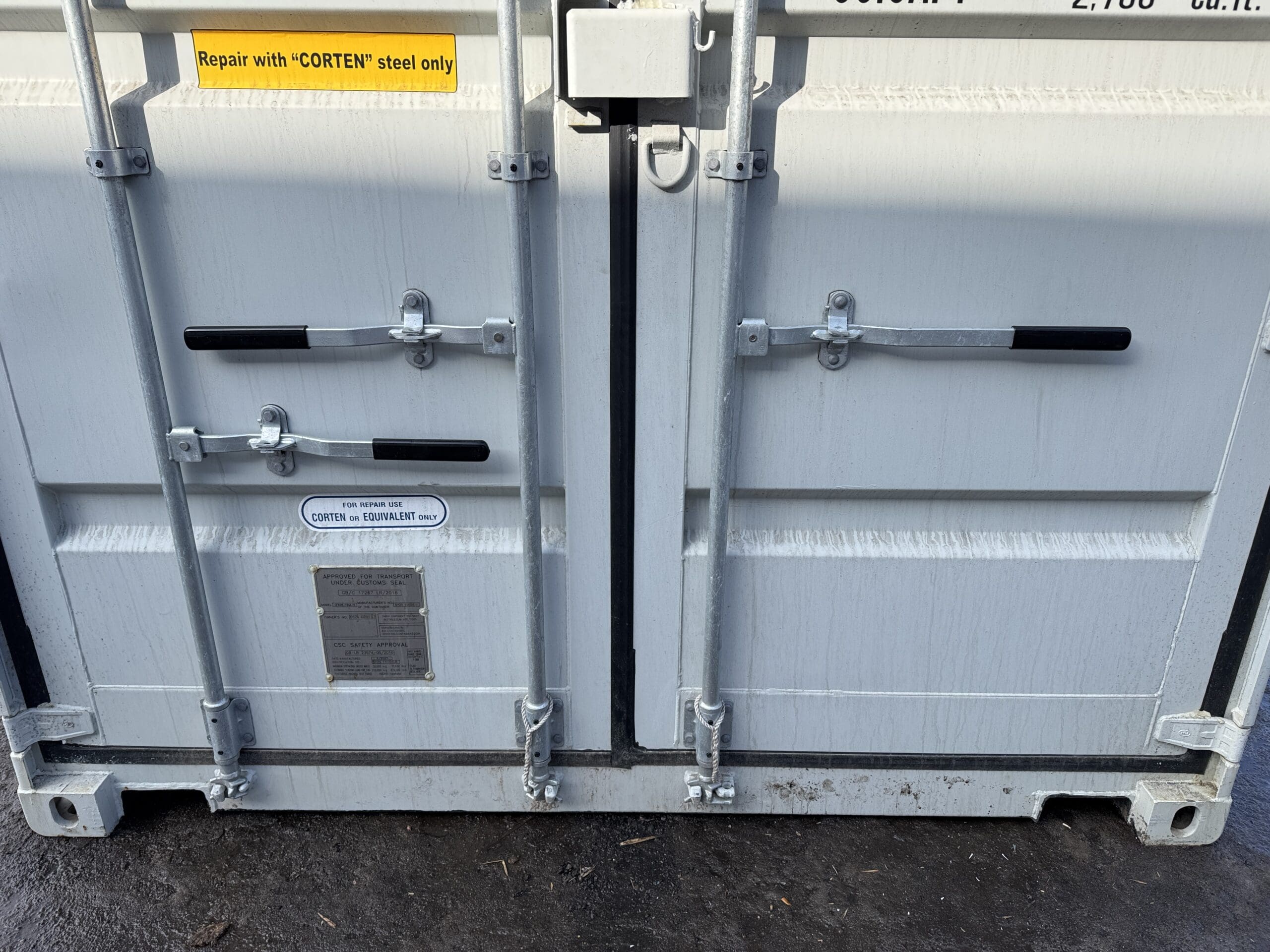 40ft New High Cube Shipping Container – Wind & Watertight – Gray — 40ft — new (image 6 of 12)