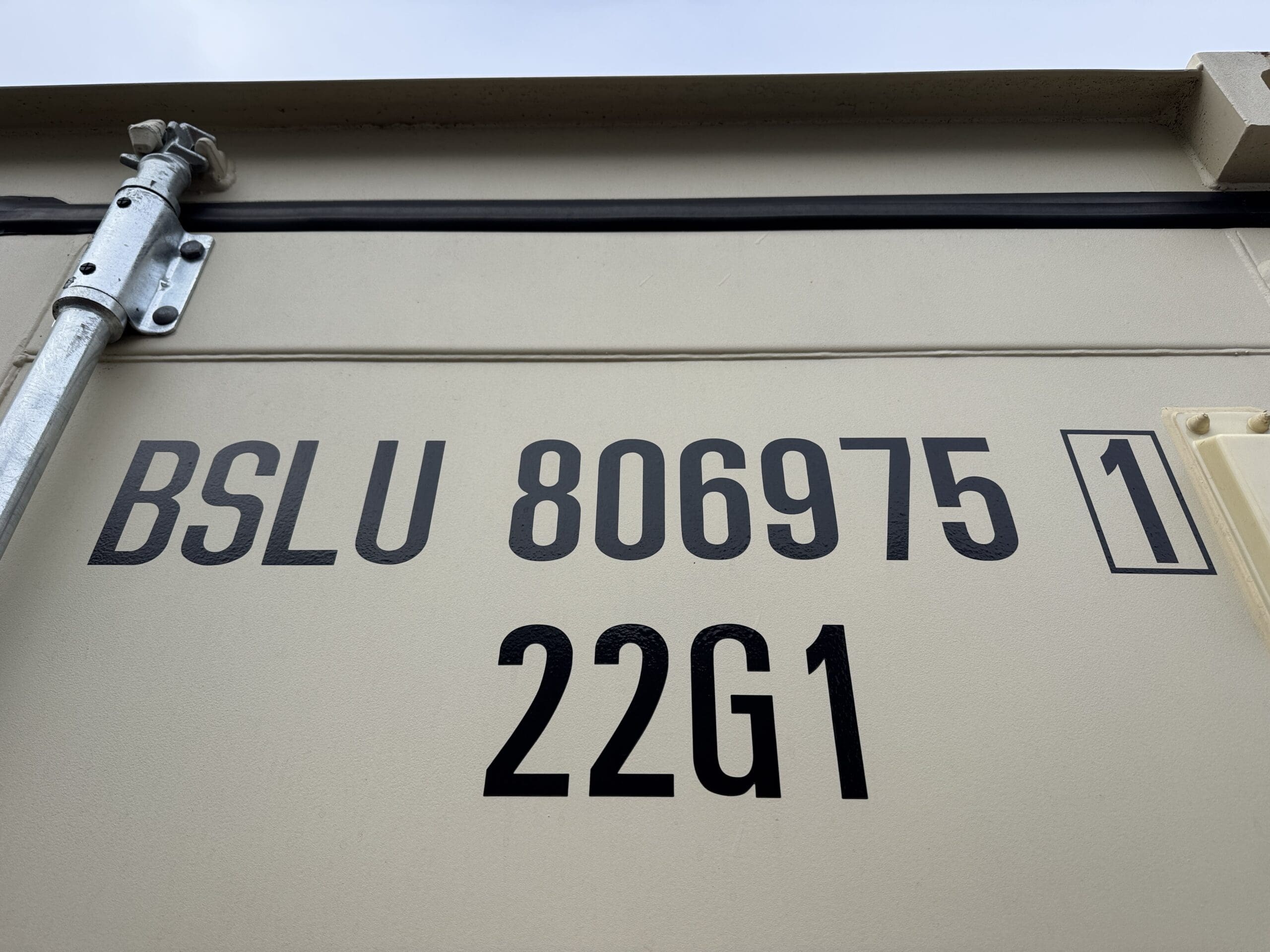 20ft New Shipping Container – Wind & Watertight – Beige — 20ft — new (image 2 of 12)