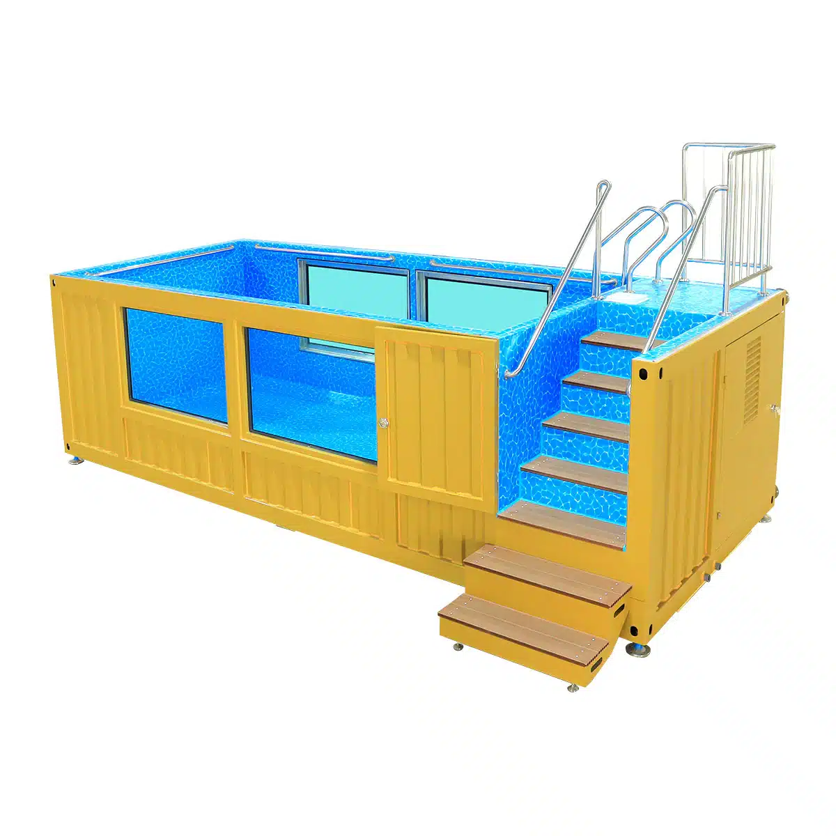 20ft Luxury Container Swimming Pool with Glass Viewing Panel — 20ft — new (image 7 of 15)